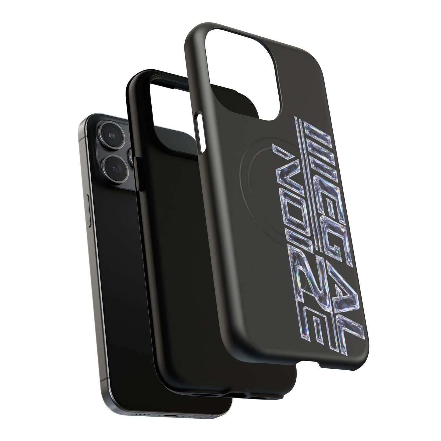 Illegal NoiZe Black Diamond Tough Magnetic iPhone Case