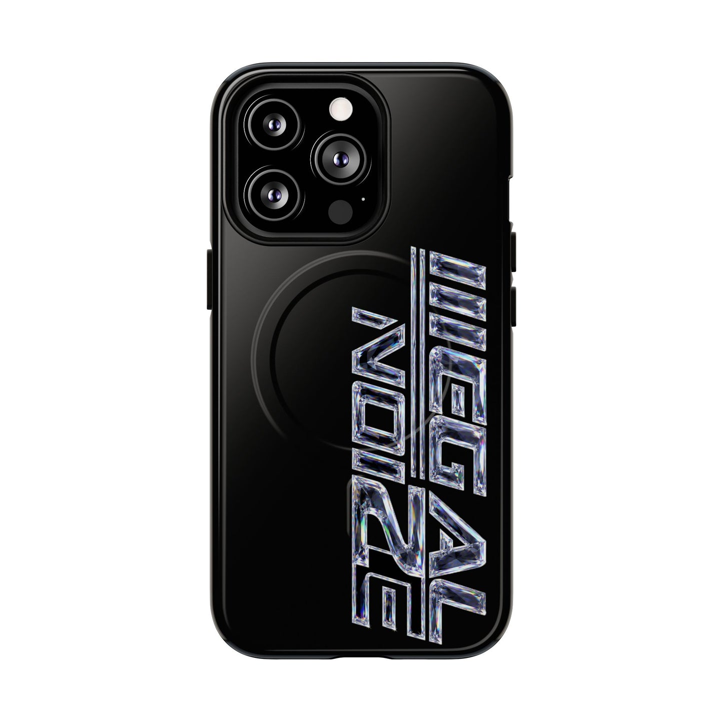 Illegal NoiZe Black Diamond Tough Magnetic iPhone Case