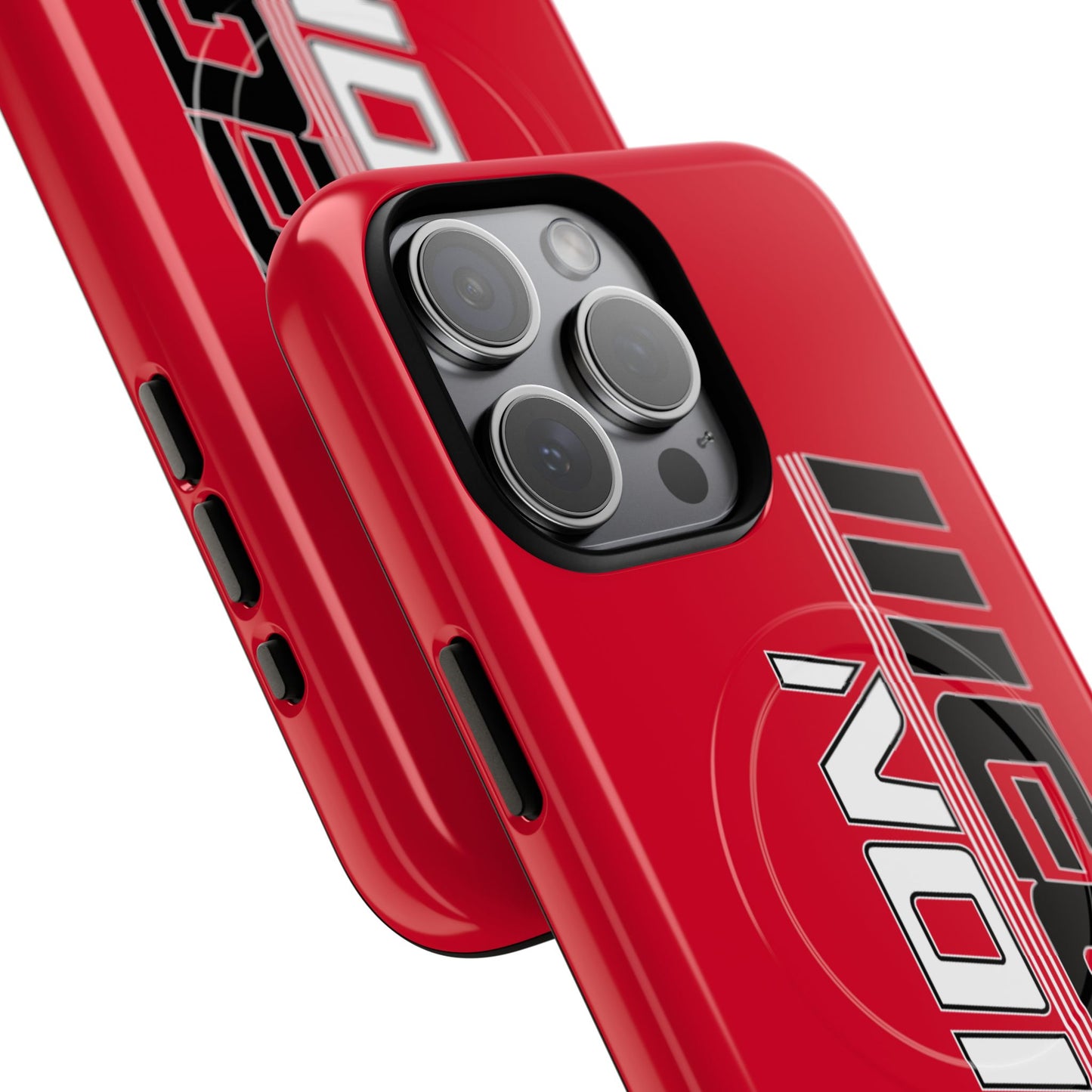 Illegal NoiZe Racing Red Tough Magnetic iPhone Case