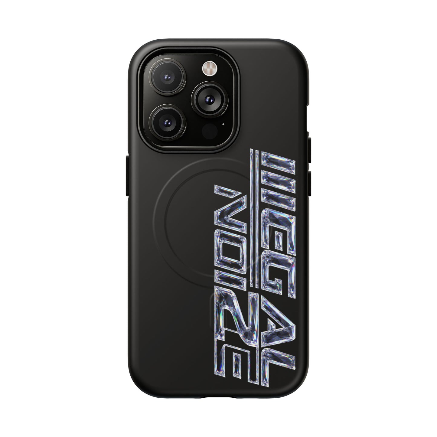Illegal NoiZe Black Diamond Tough Magnetic iPhone Case