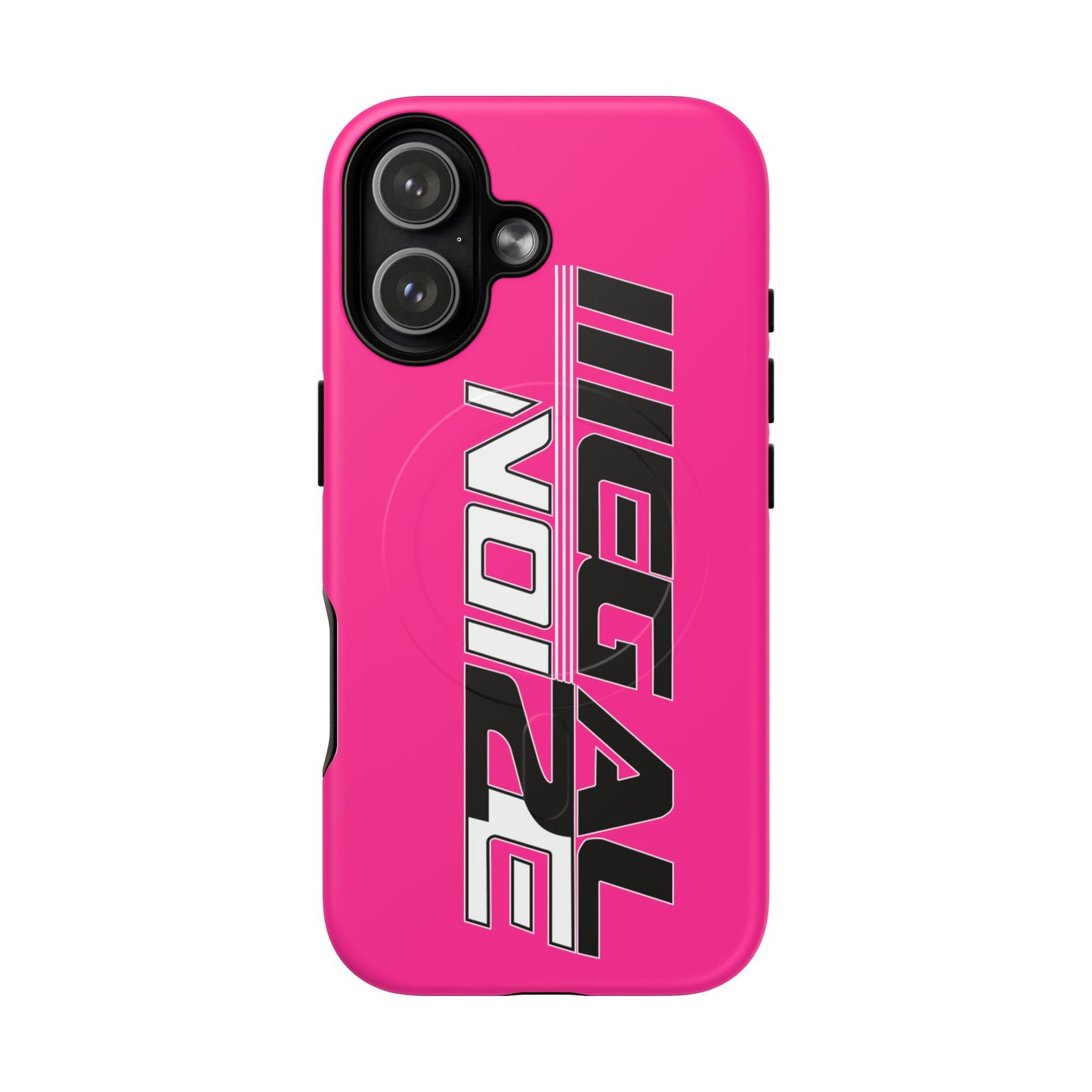 Illegal NoiZe Hot Pink Tough Magnetic iPhone Case