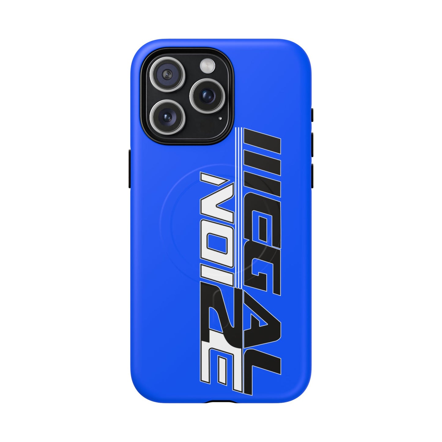 Illegal NoiZe Electric Blue Tough Magnetic iPhone Case