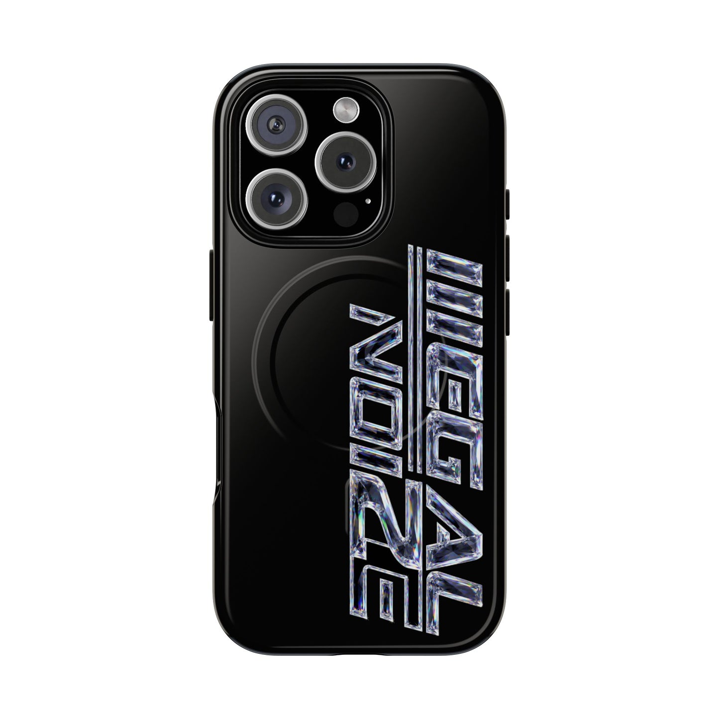 Illegal NoiZe Black Diamond Tough Magnetic iPhone Case