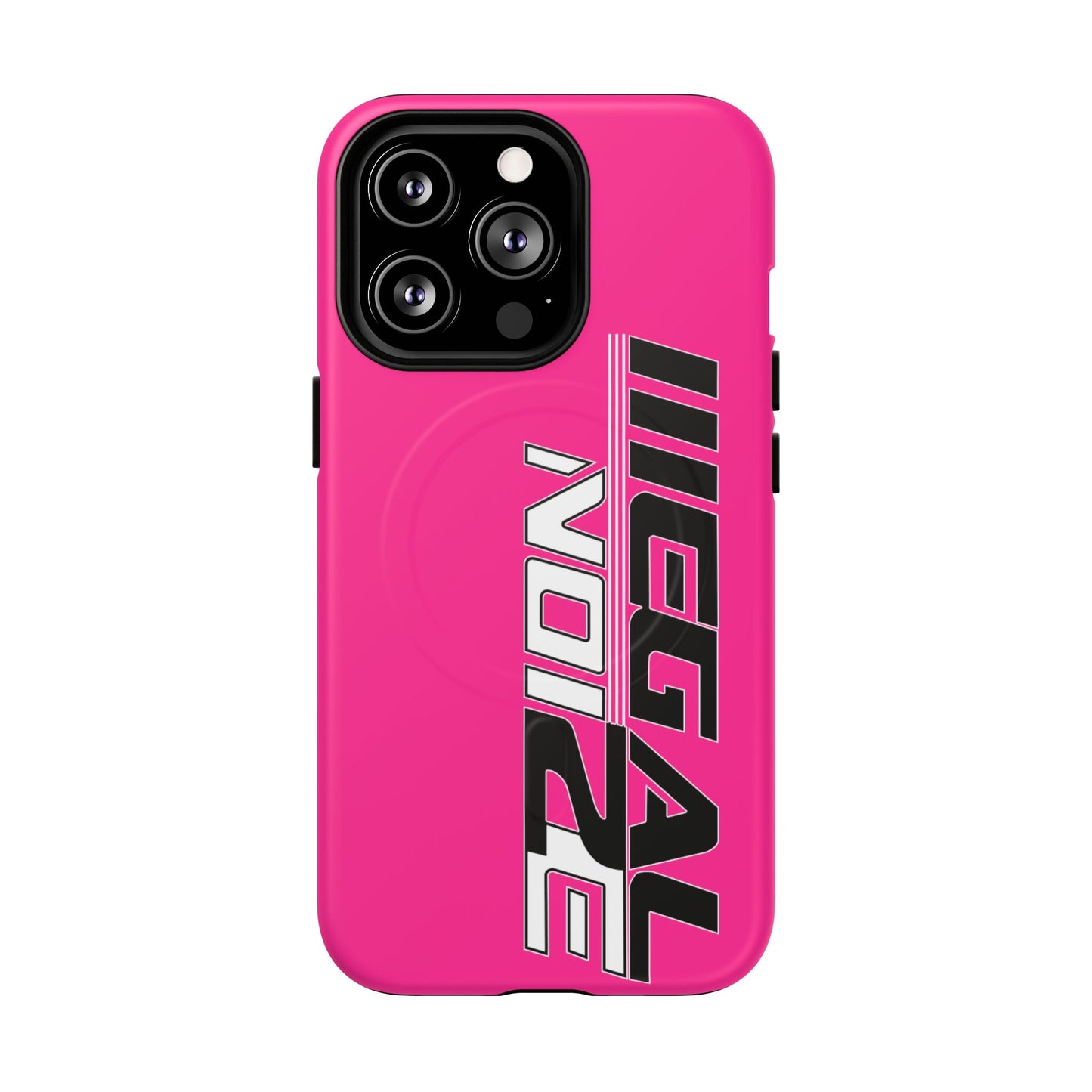 Illegal NoiZe Hot Pink Tough Magnetic iPhone Case