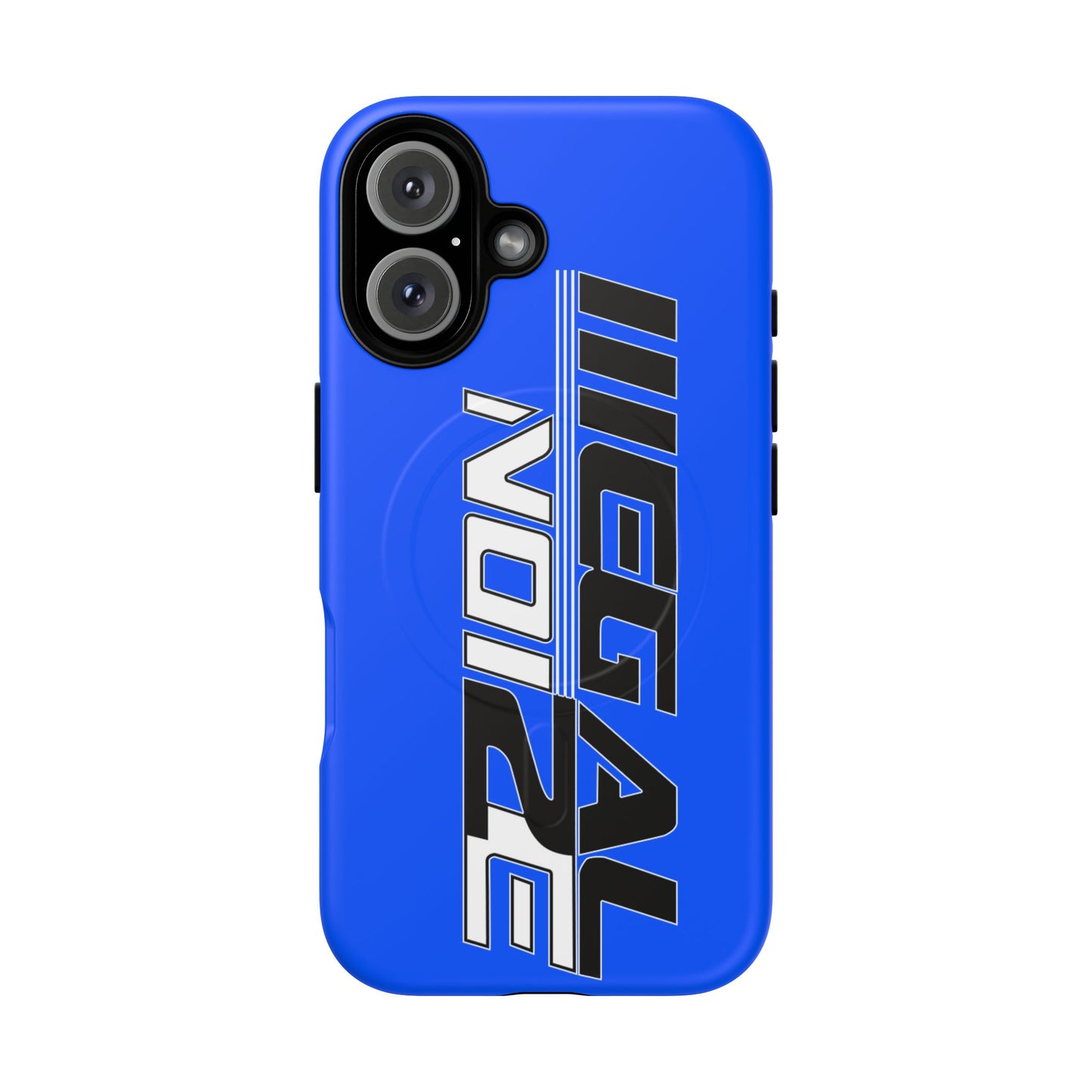 Illegal NoiZe Electric Blue Tough Magnetic iPhone Case