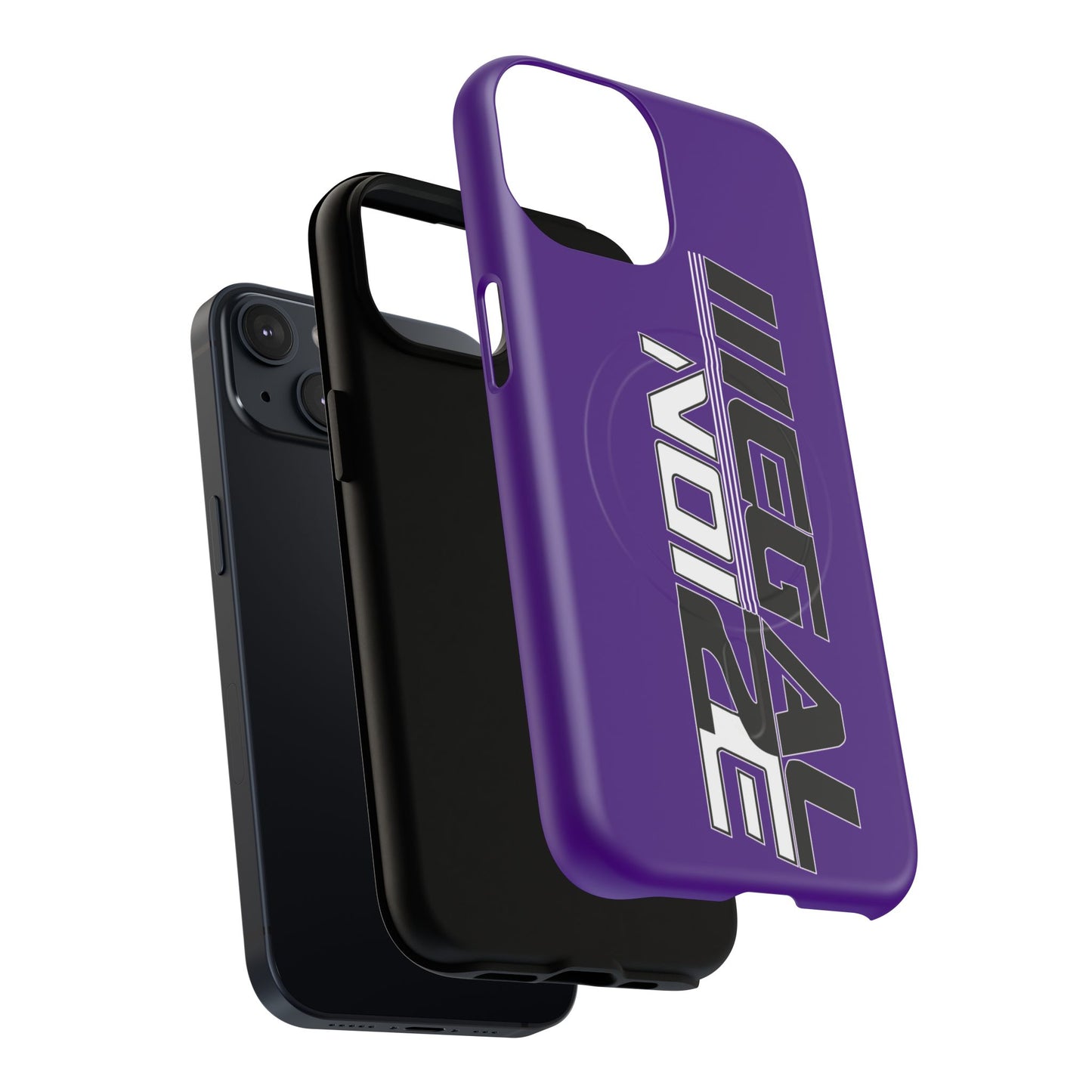 Illegal NoiZe Deep Purple Tough Magnetic iPhone Case