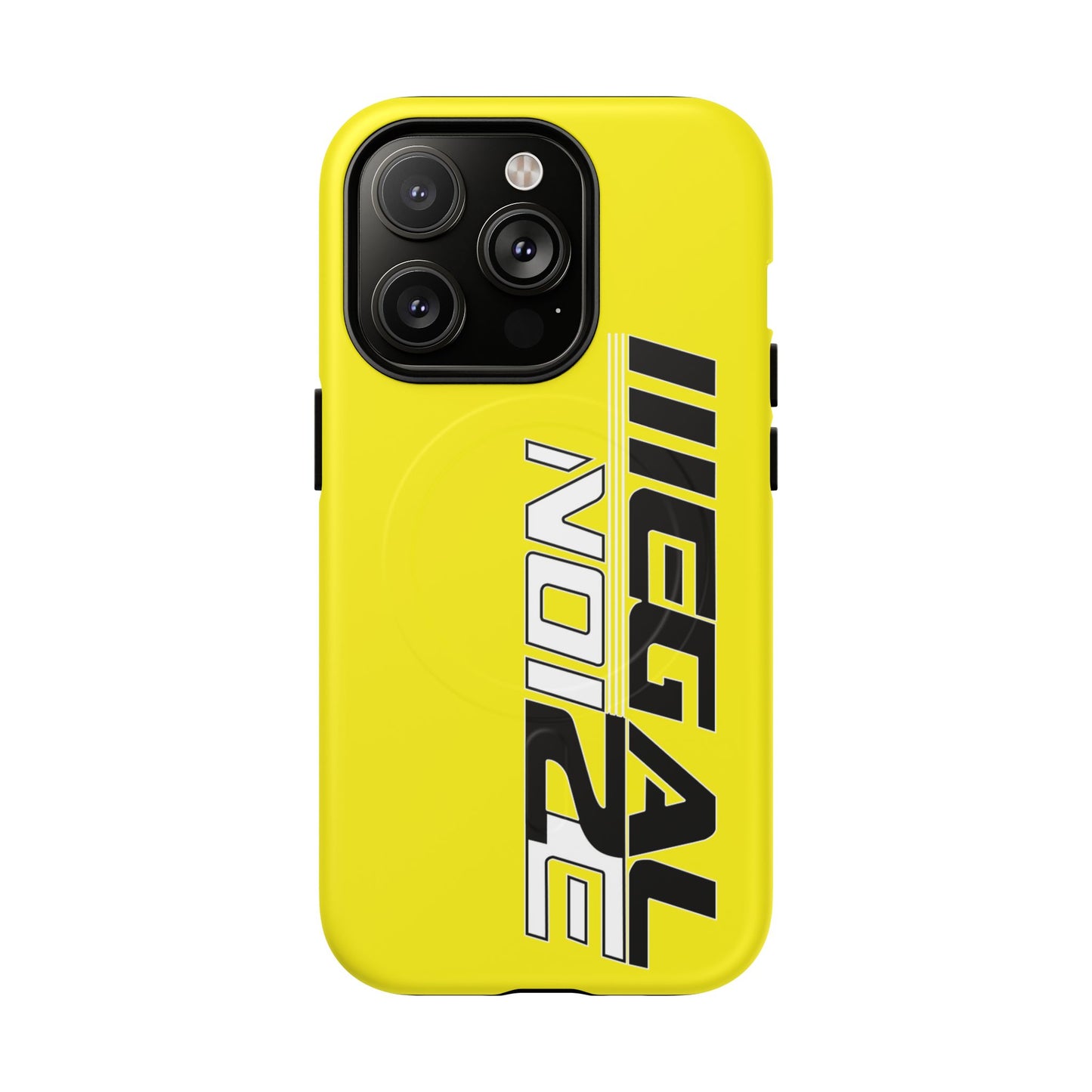 Illegal NoiZe Yellow Tough Magnetic iPhone Case