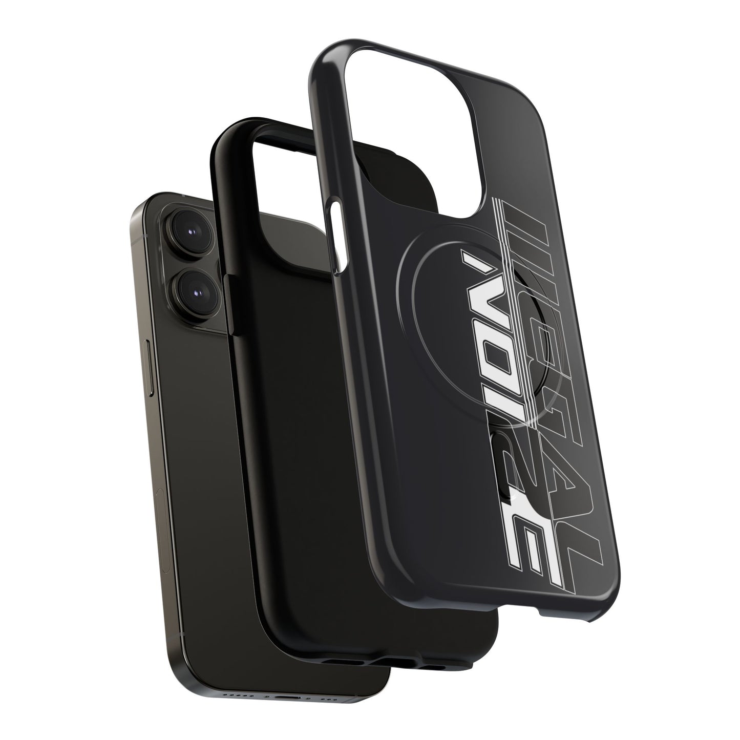 Illegal NoiZe Gunmetal Graphite Tough Magnetic iPhone Case