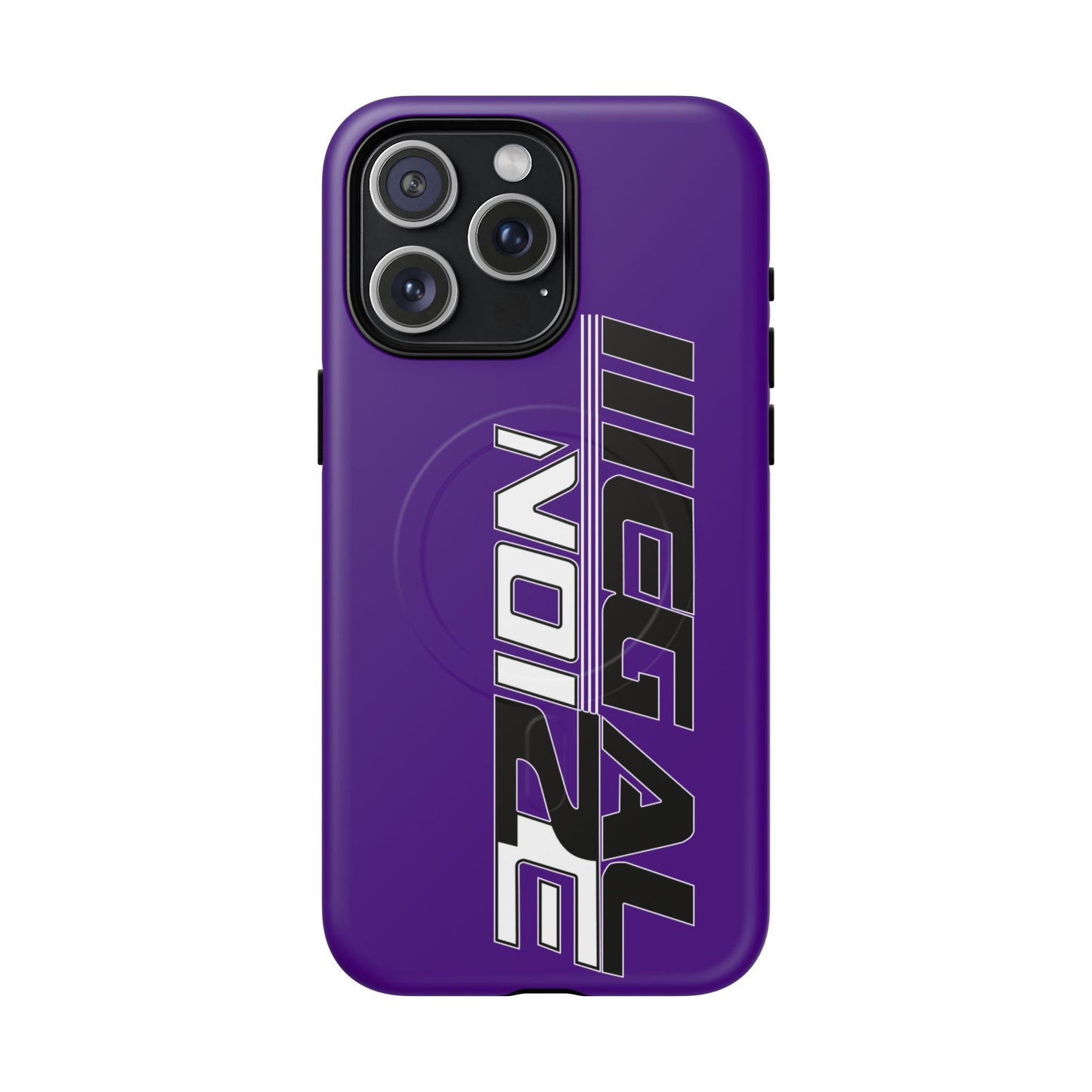 Illegal NoiZe Deep Purple Tough Magnetic iPhone Case