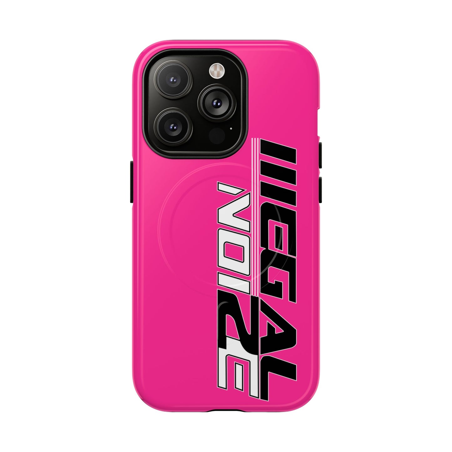 Illegal NoiZe Hot Pink Tough Magnetic iPhone Case