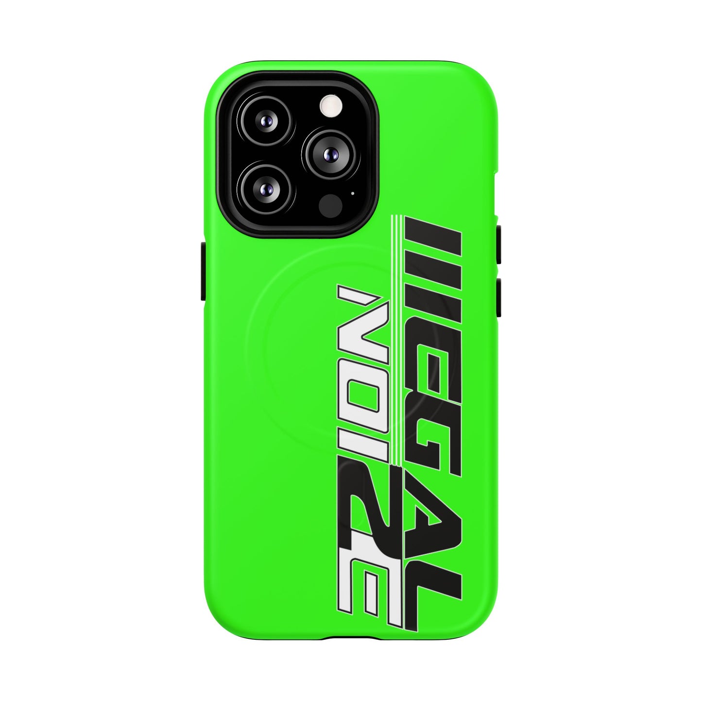 Illegal NoiZe Neon Green Tough Magnetic iPhone Case