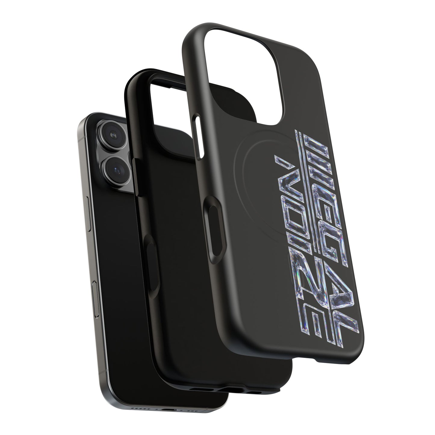 Illegal NoiZe Black Diamond Tough Magnetic iPhone Case