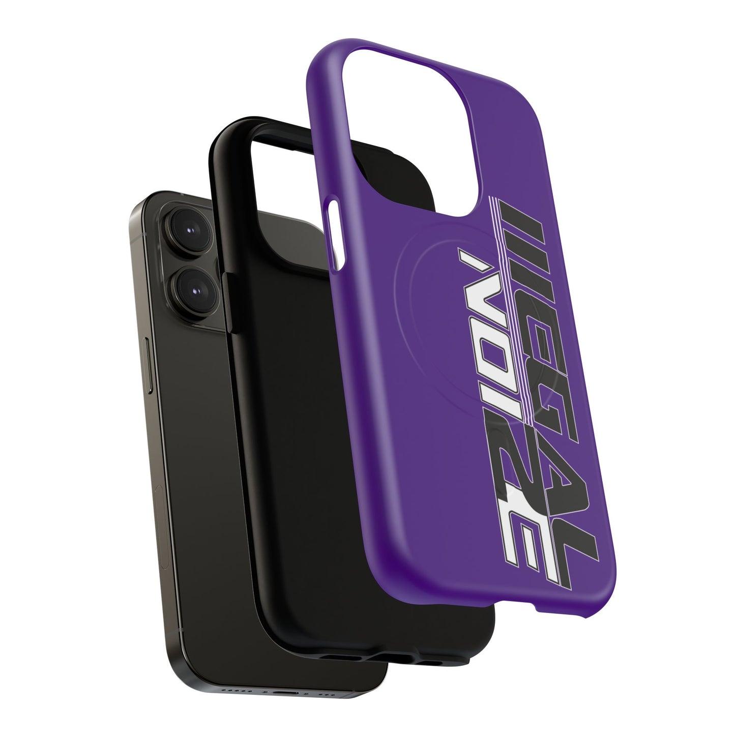 Illegal NoiZe Deep Purple Tough Magnetic iPhone Case