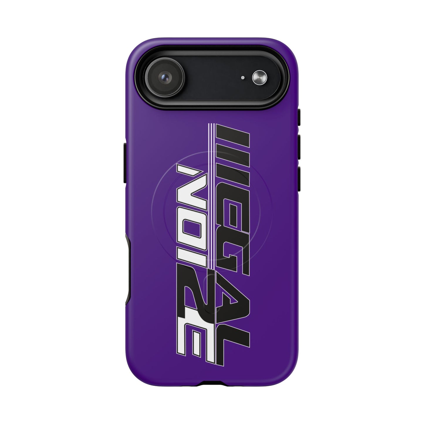 Illegal NoiZe Deep Purple Tough Magnetic iPhone Case