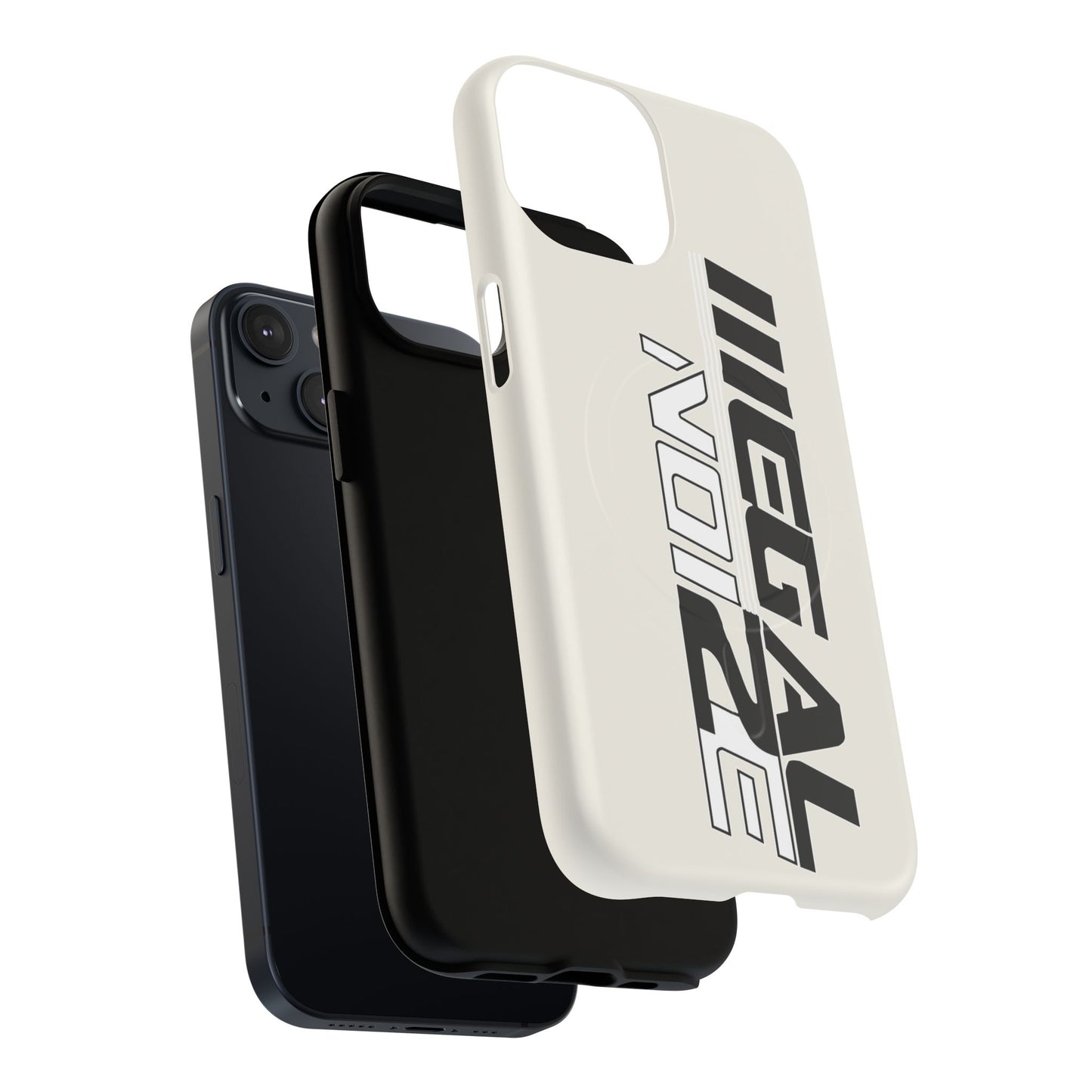 Illegal NoiZe Frost White Tough Magnetic iPhone Case