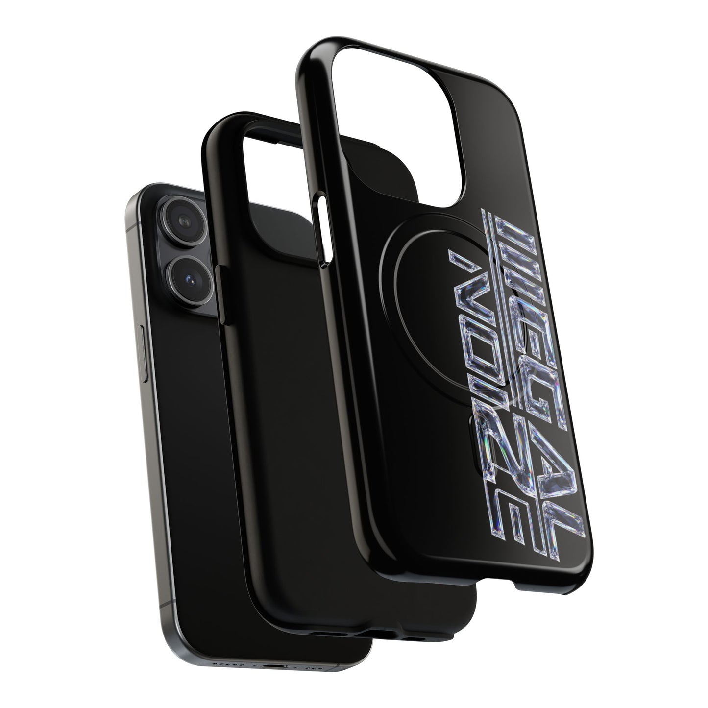 Illegal NoiZe Black Diamond Tough Magnetic iPhone Case