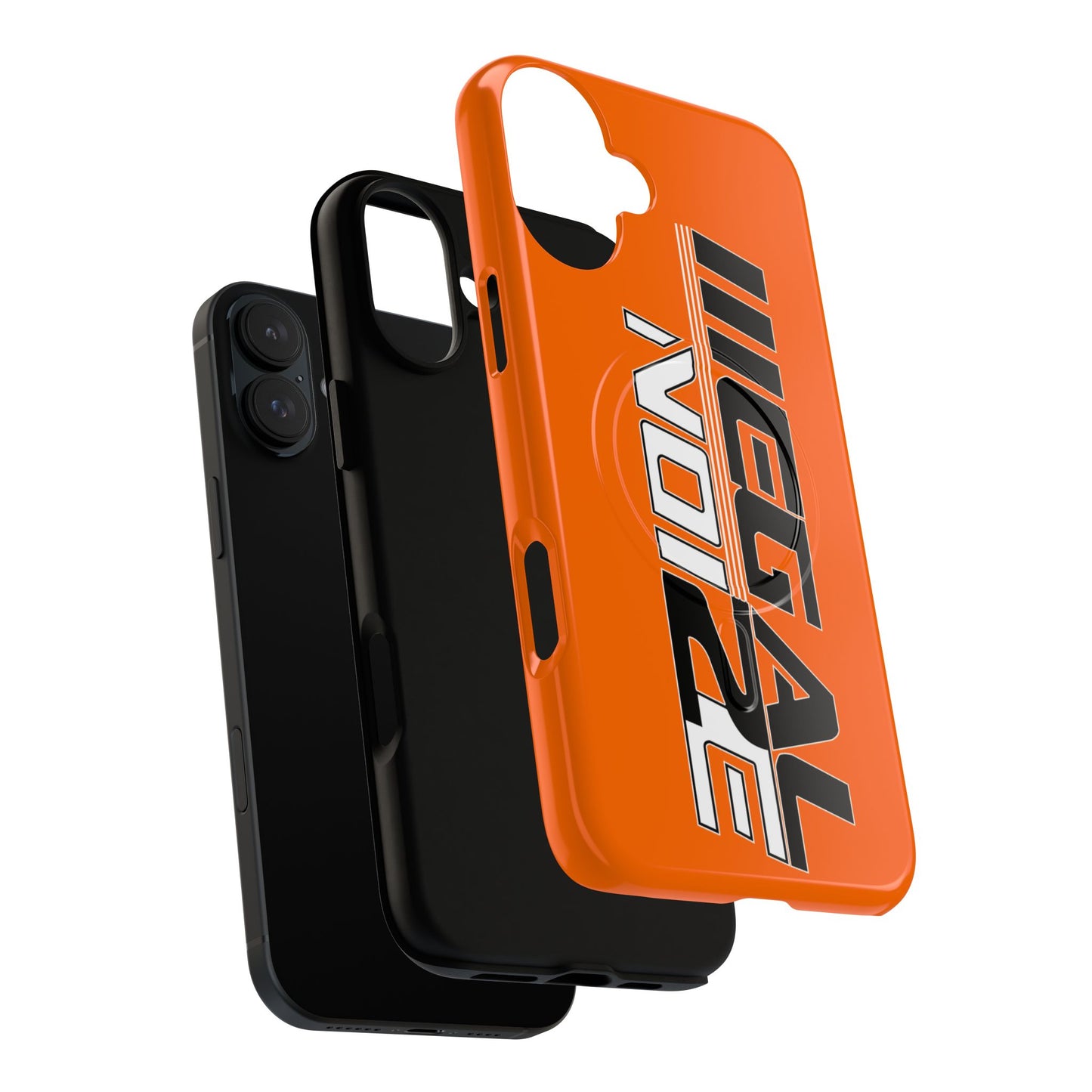 Illegal NoiZe Cosmic Orange Tough Magnetic iPhone Case