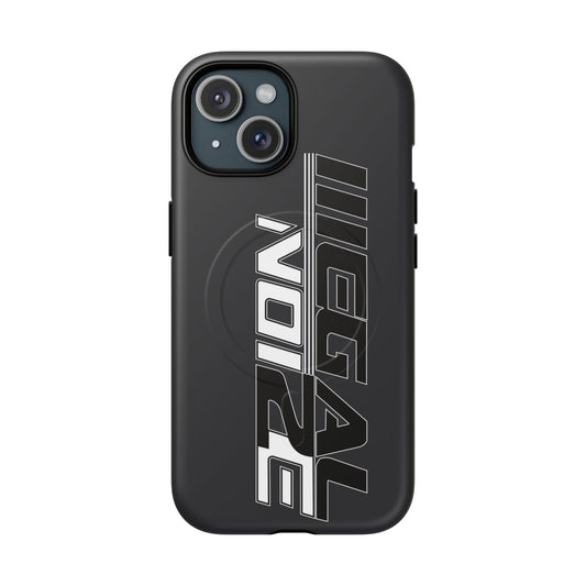 Illegal NoiZe Gunmetal Graphite Tough Magnetic iPhone Case