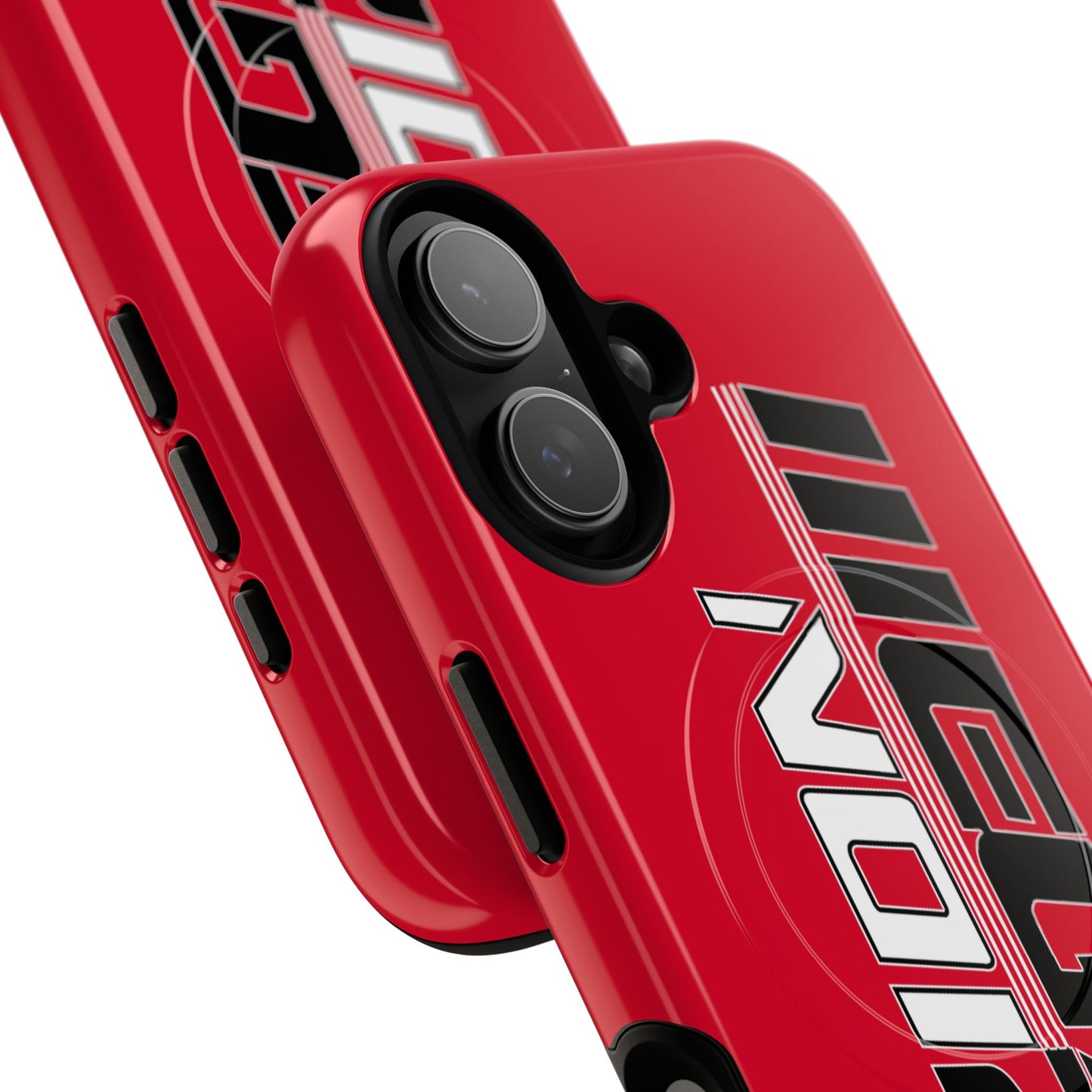 Illegal NoiZe Racing Red Tough Magnetic iPhone Case