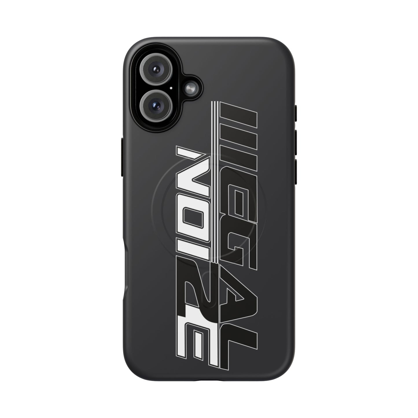 Illegal NoiZe Gunmetal Graphite Tough Magnetic iPhone Case