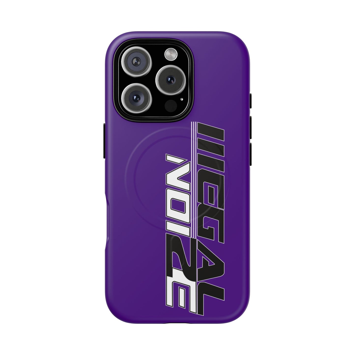 Illegal NoiZe Deep Purple Tough Magnetic iPhone Case