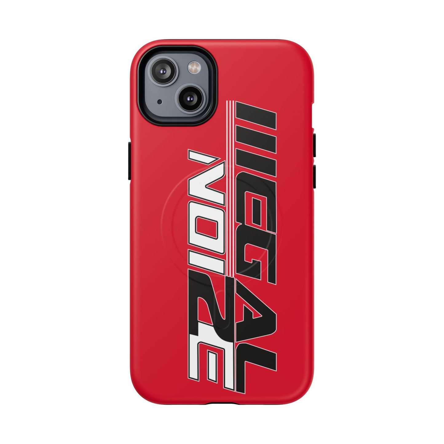 Illegal NoiZe Racing Red Tough Magnetic iPhone Case