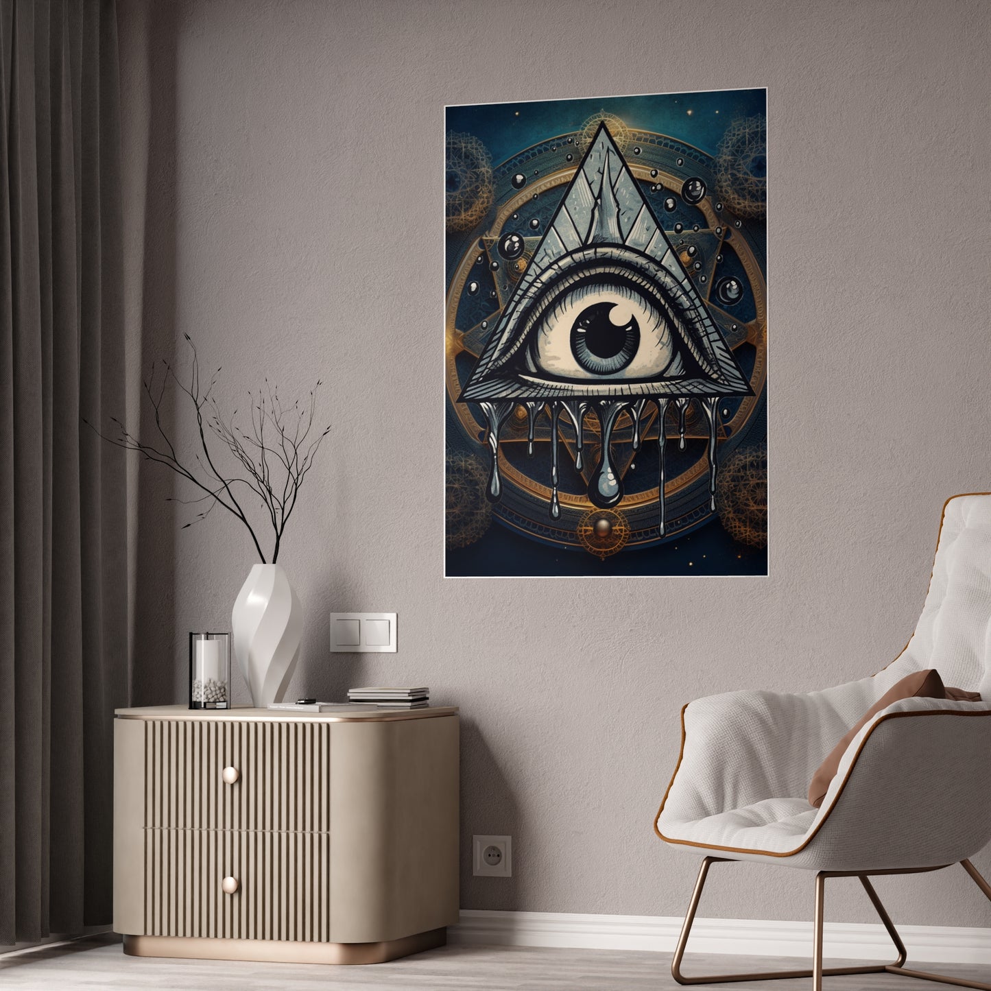 All-Seeing Eye Gloss Poster