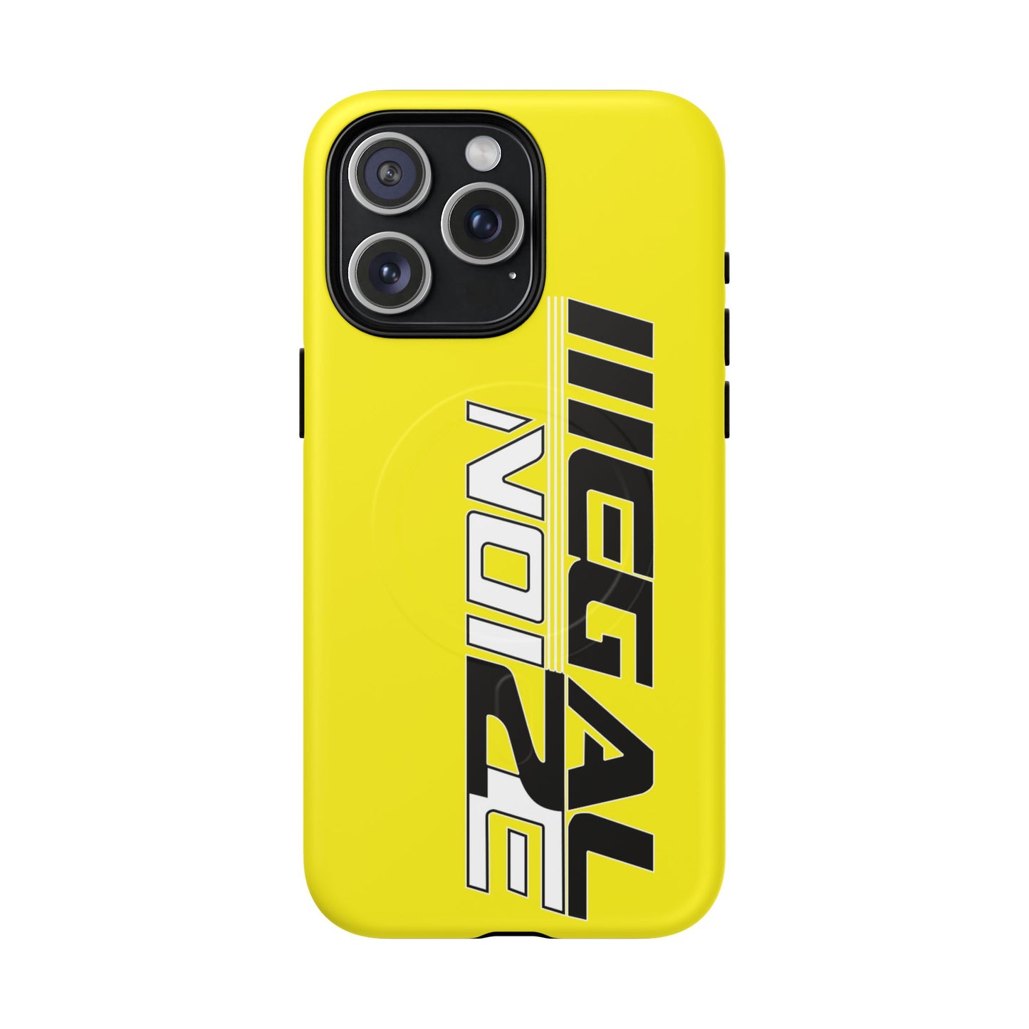 Illegal NoiZe Yellow Tough Magnetic iPhone Case