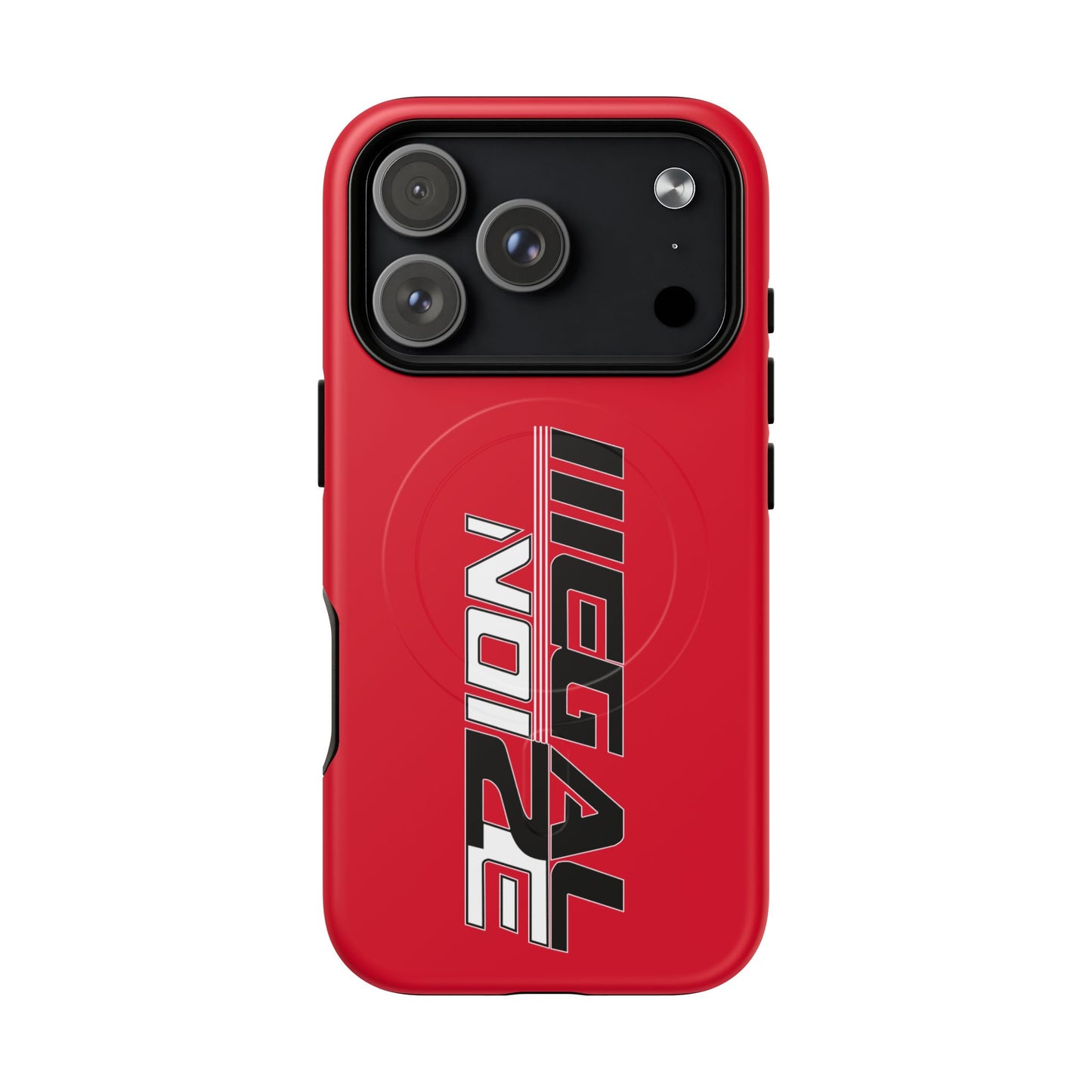 Illegal NoiZe Racing Red Tough Magnetic iPhone Case