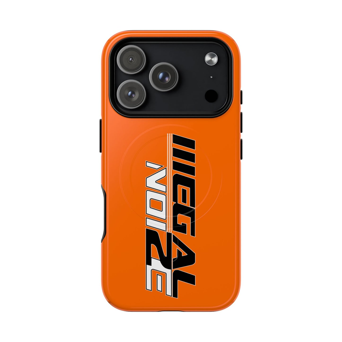 Illegal NoiZe Cosmic Orange Tough Magnetic iPhone Case