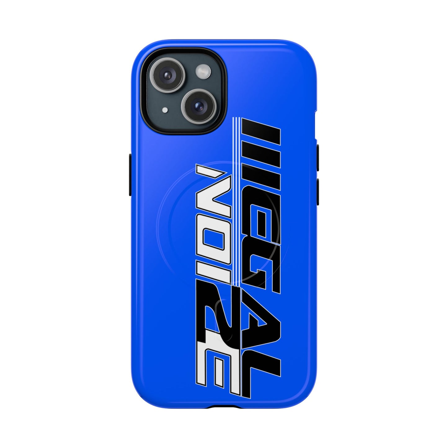 Illegal NoiZe Electric Blue Tough Magnetic iPhone Case