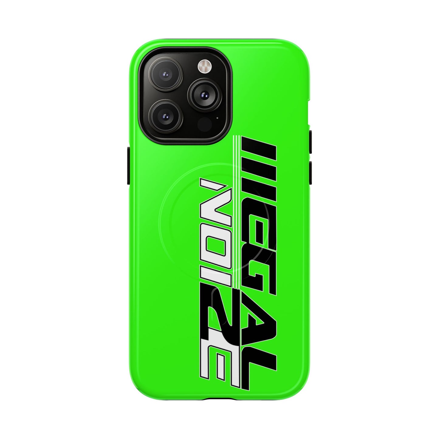 Illegal NoiZe Neon Green Tough Magnetic iPhone Case