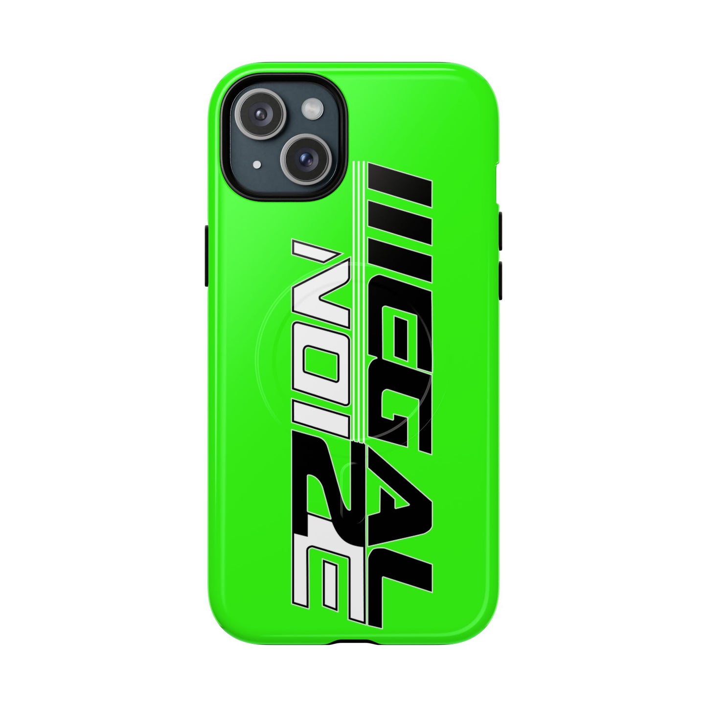 Illegal NoiZe Neon Green Tough Magnetic iPhone Case