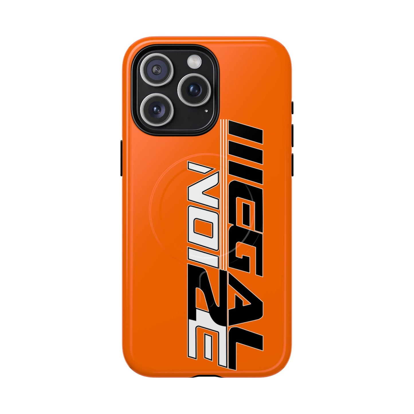 Illegal NoiZe Cosmic Orange Tough Magnetic iPhone Case