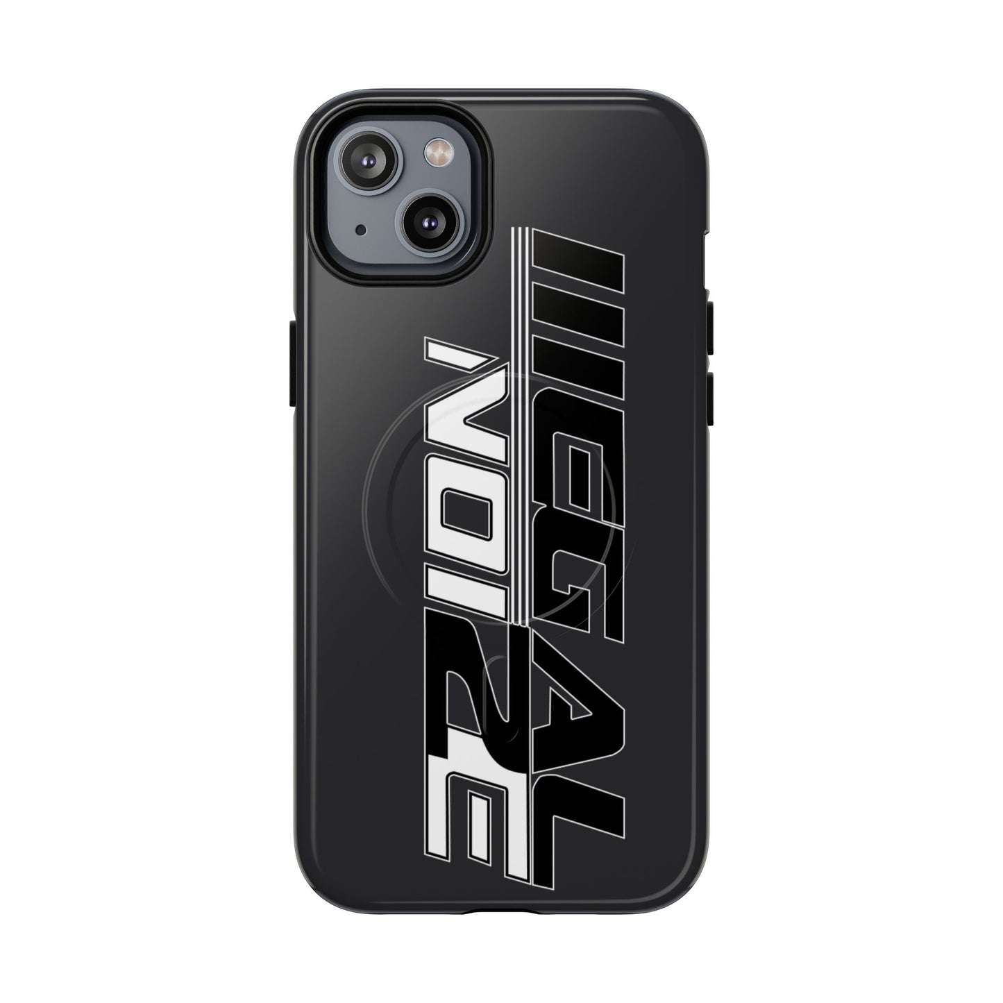 Illegal NoiZe Gunmetal Graphite Tough Magnetic iPhone Case