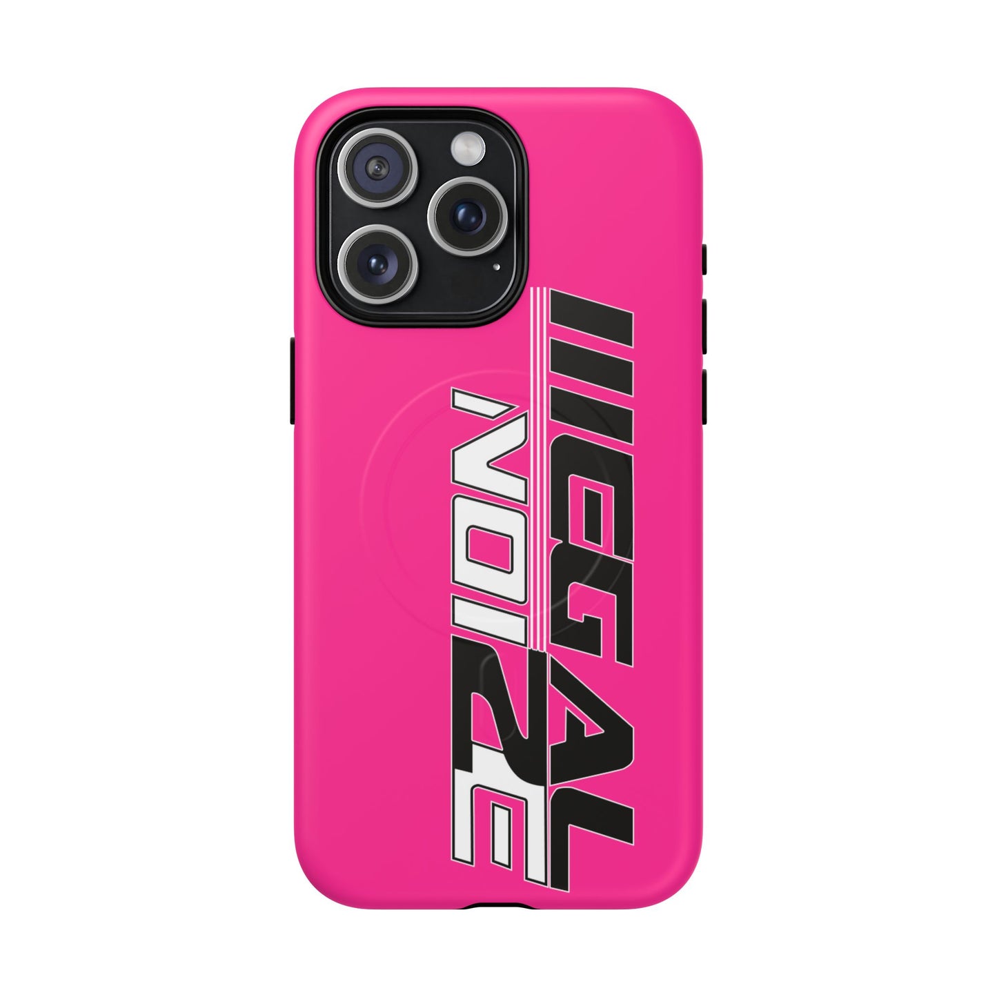 Illegal NoiZe Hot Pink Tough Magnetic iPhone Case