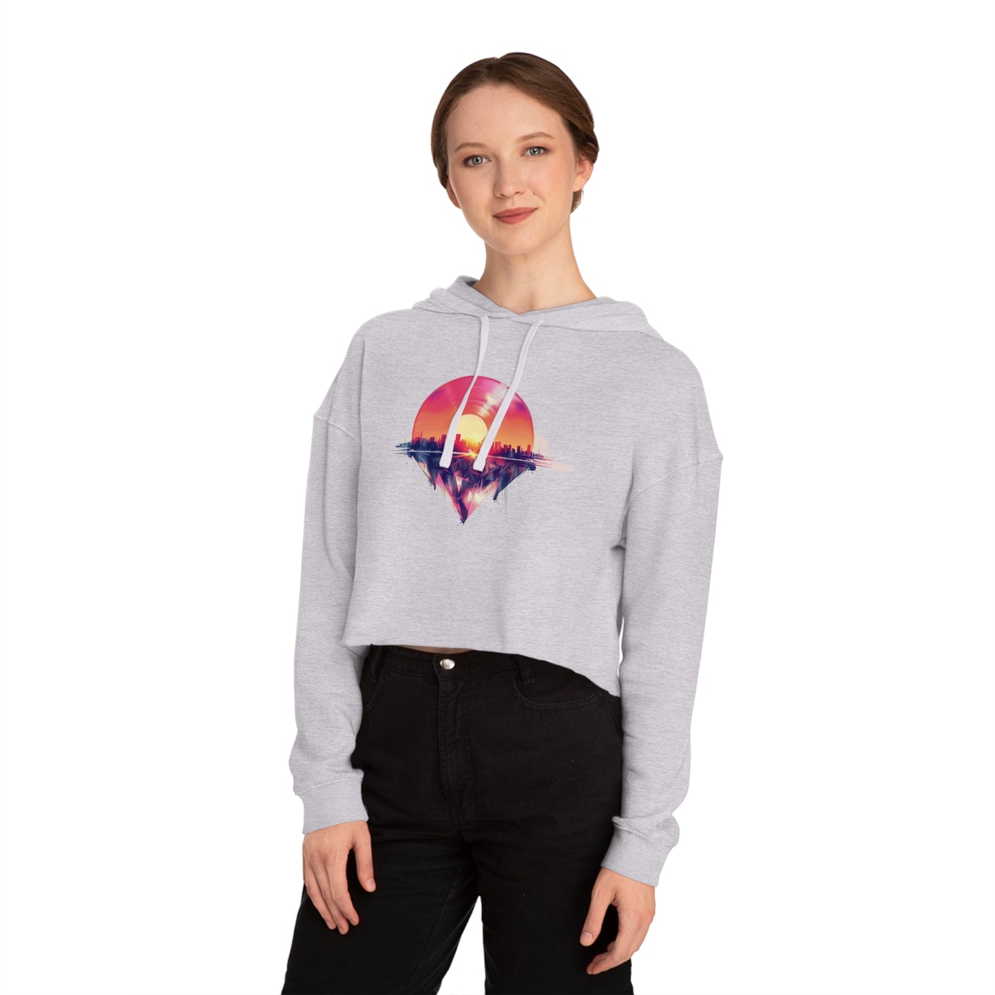 City Beats Women’s Cropped Hoodie