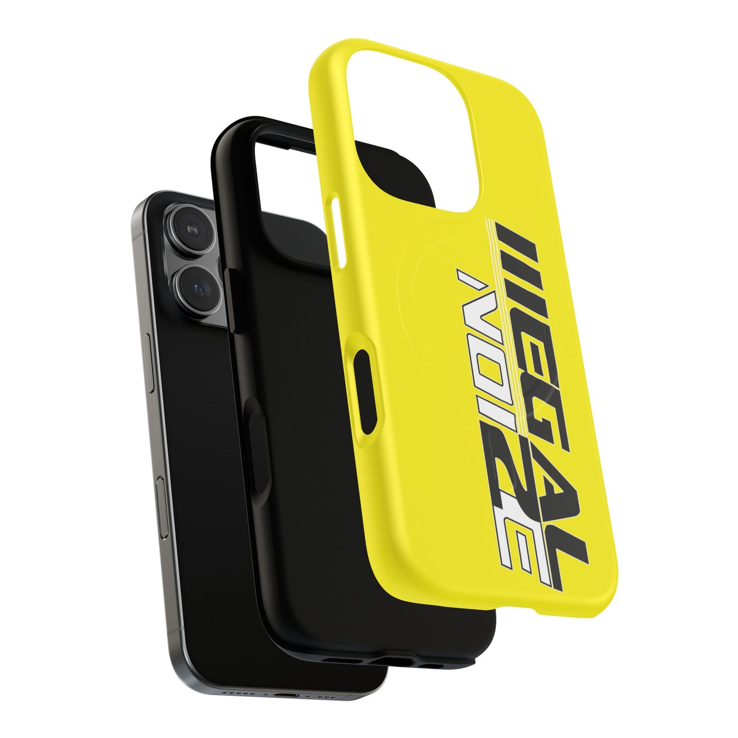 Illegal NoiZe Yellow Tough Magnetic iPhone Case