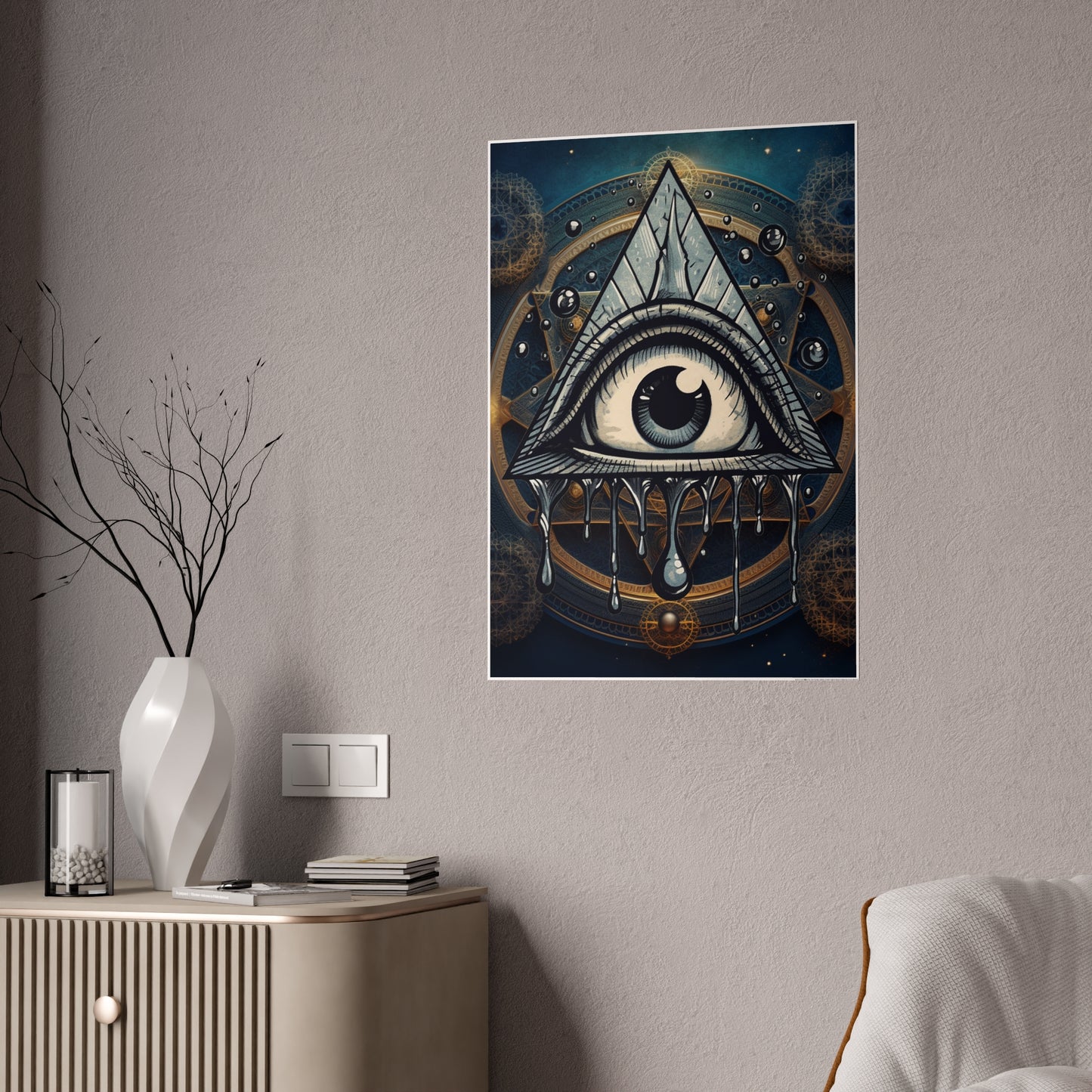 All-Seeing Eye Gloss Poster