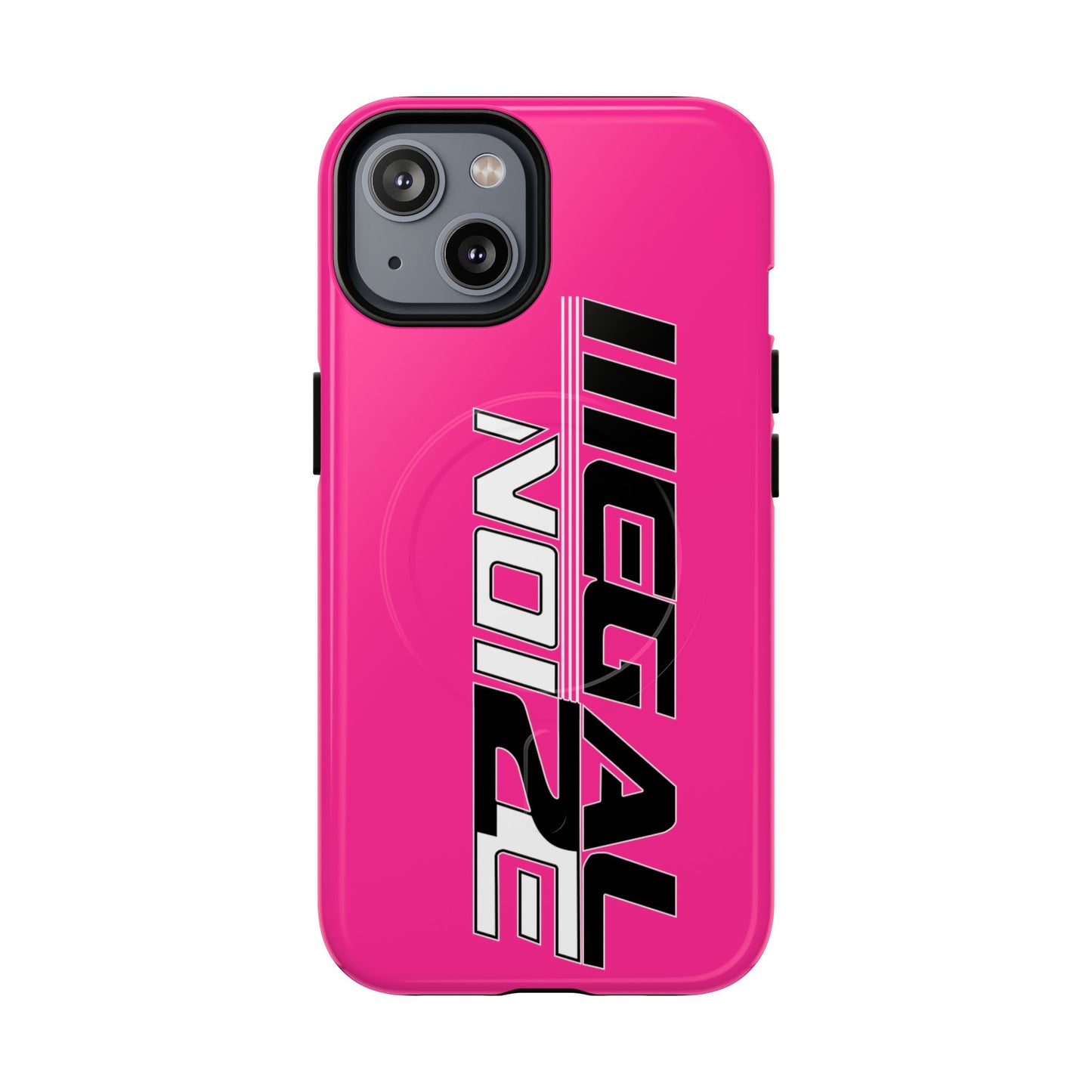 Illegal NoiZe Hot Pink Tough Magnetic iPhone Case