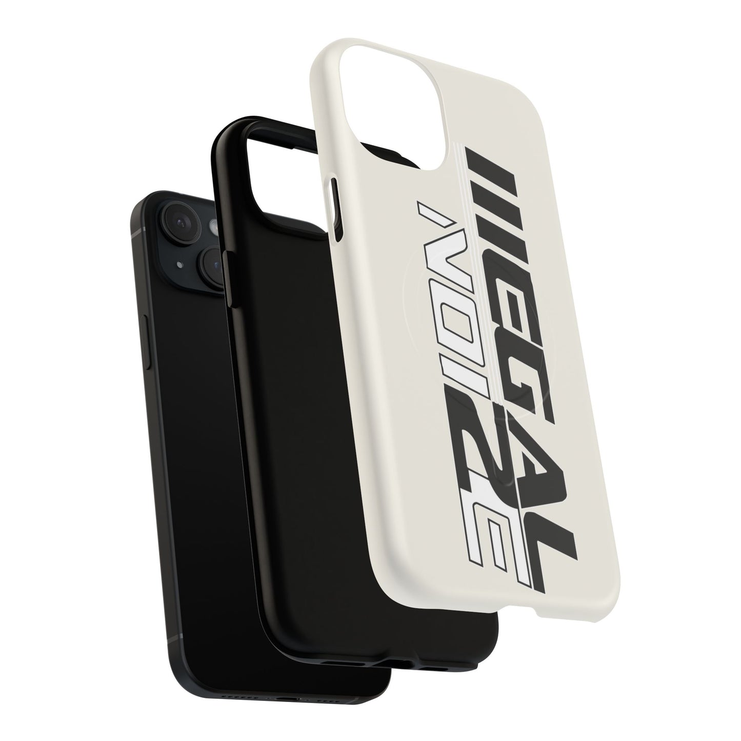 Illegal NoiZe Frost White Tough Magnetic iPhone Case