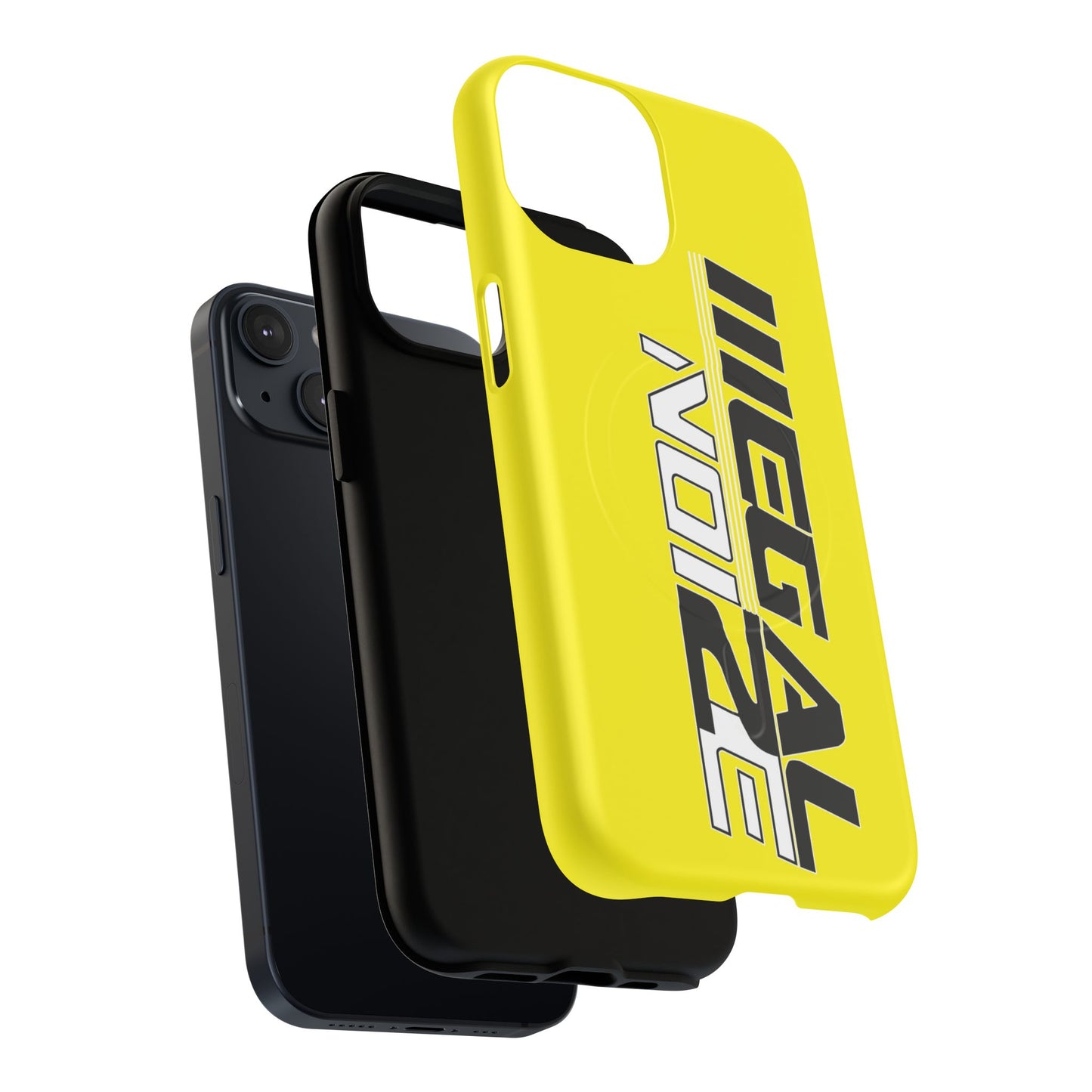 Illegal NoiZe Yellow Tough Magnetic iPhone Case