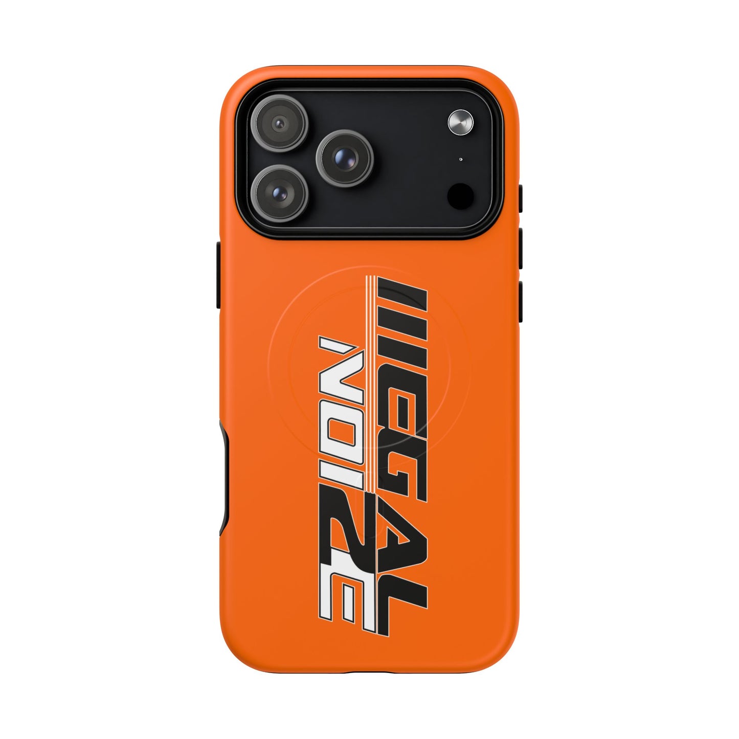 Illegal NoiZe Cosmic Orange Tough Magnetic iPhone Case