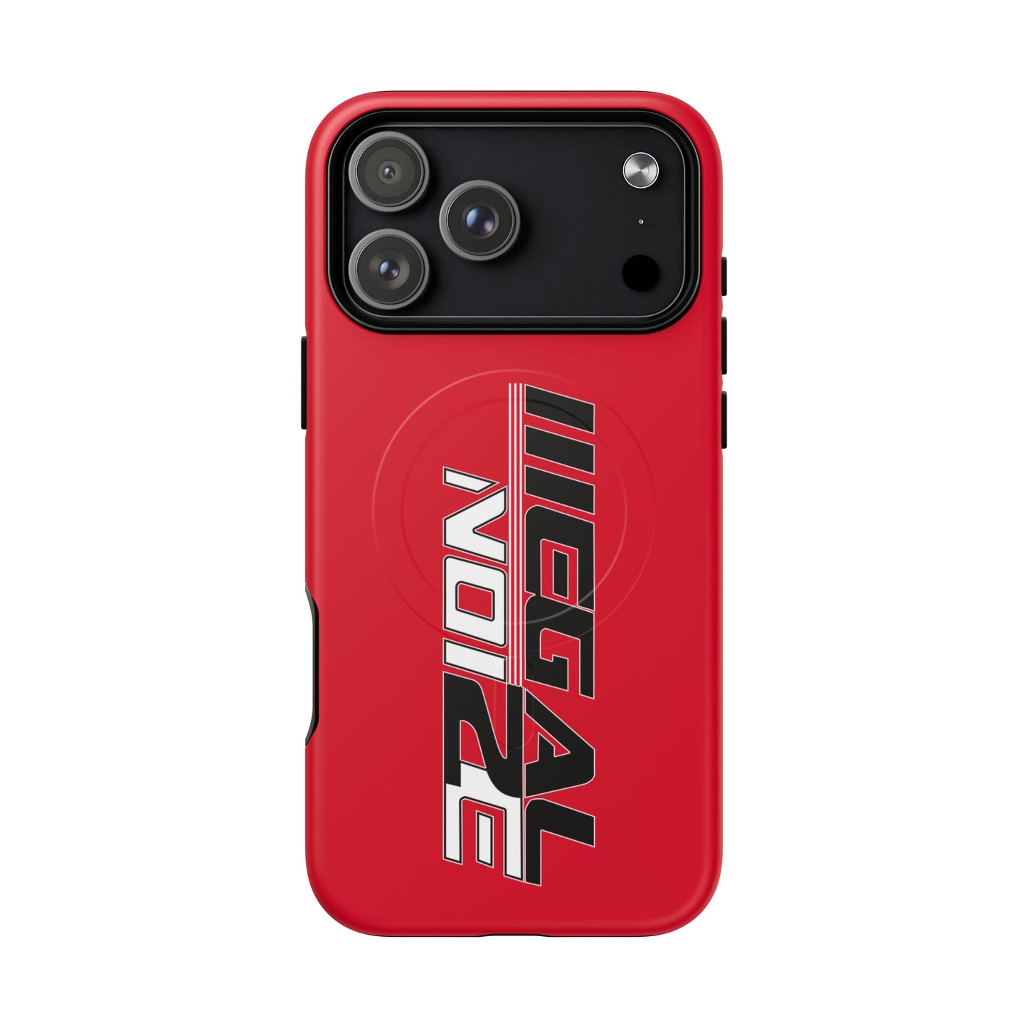 Illegal NoiZe Racing Red Tough Magnetic iPhone Case