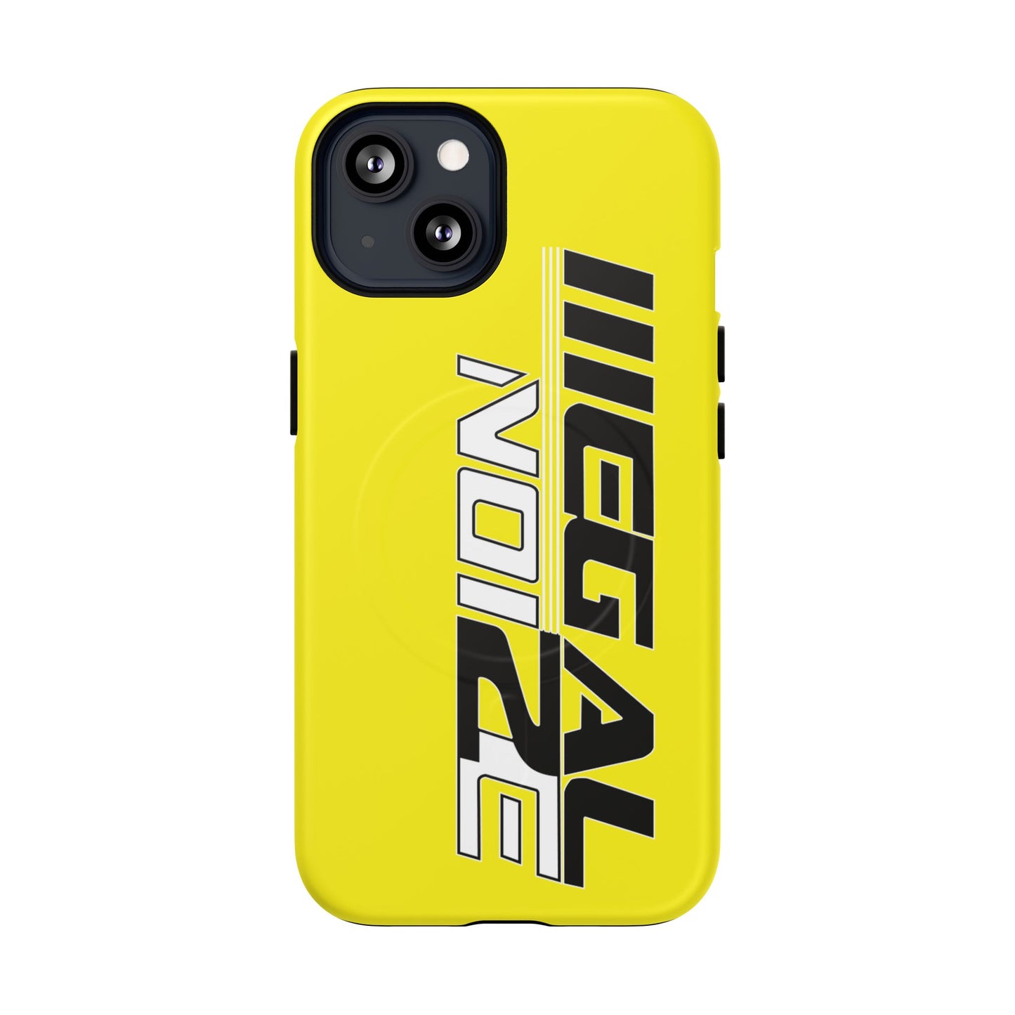 Illegal NoiZe Yellow Tough Magnetic iPhone Case
