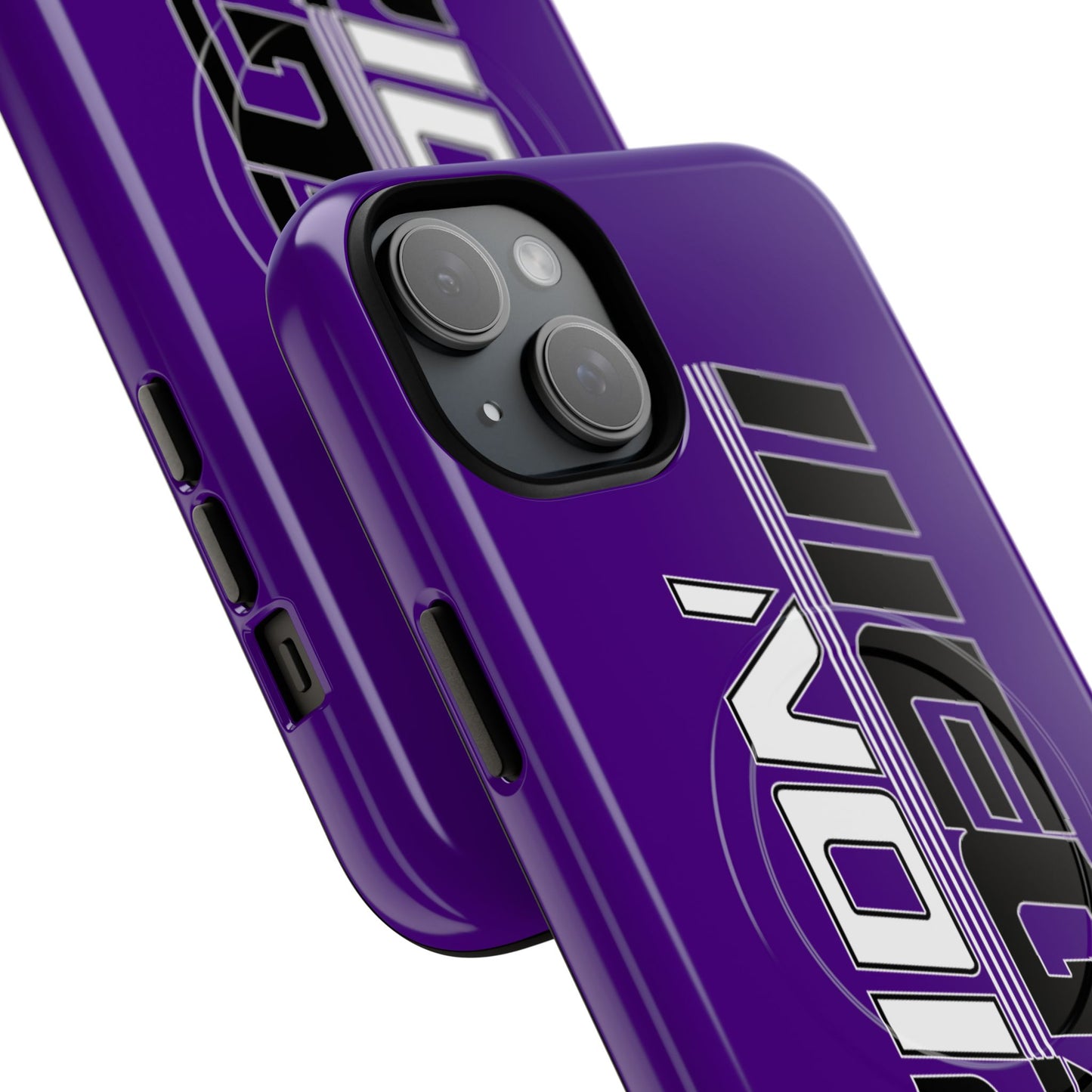 Illegal NoiZe Deep Purple Tough Magnetic iPhone Case