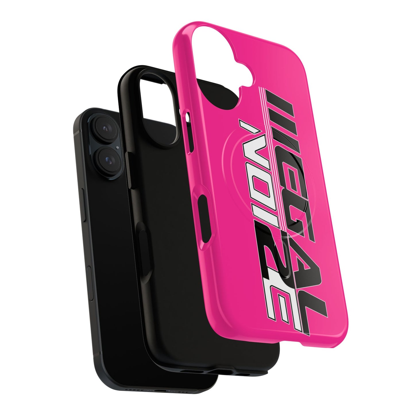 Illegal NoiZe Hot Pink Tough Magnetic iPhone Case