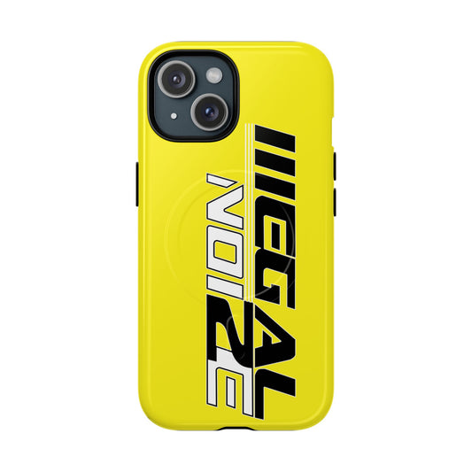 Illegal NoiZe Yellow Tough Magnetic iPhone Case