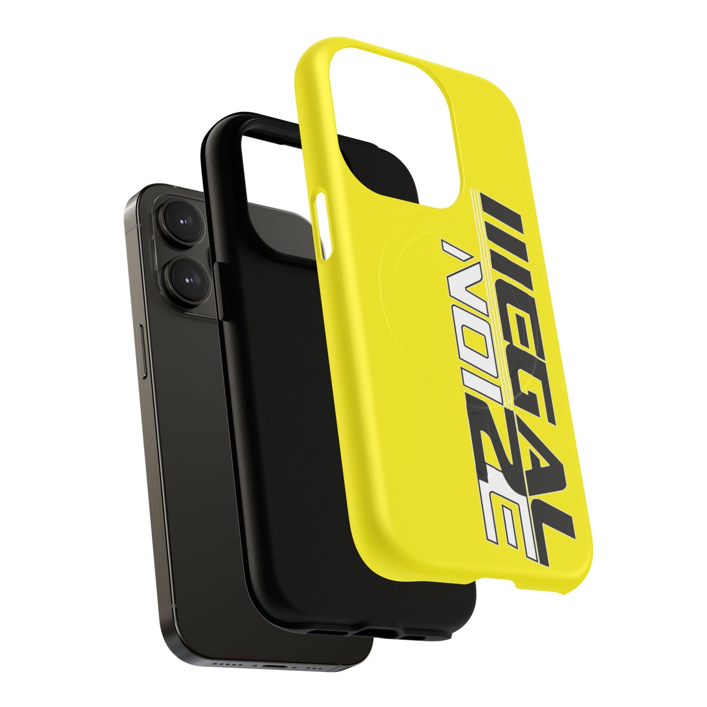 Illegal NoiZe Yellow Tough Magnetic iPhone Case