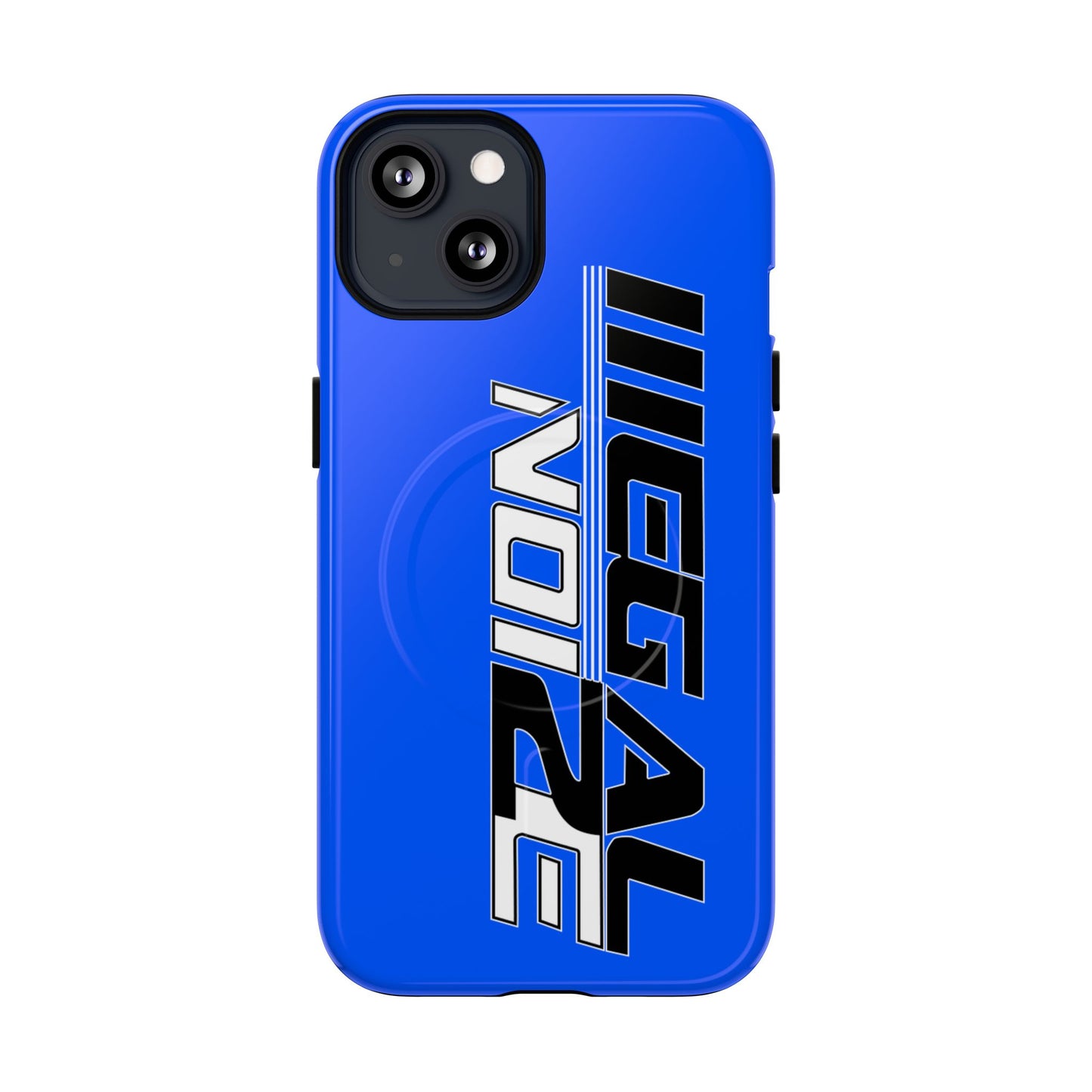 Illegal NoiZe Electric Blue Tough Magnetic iPhone Case